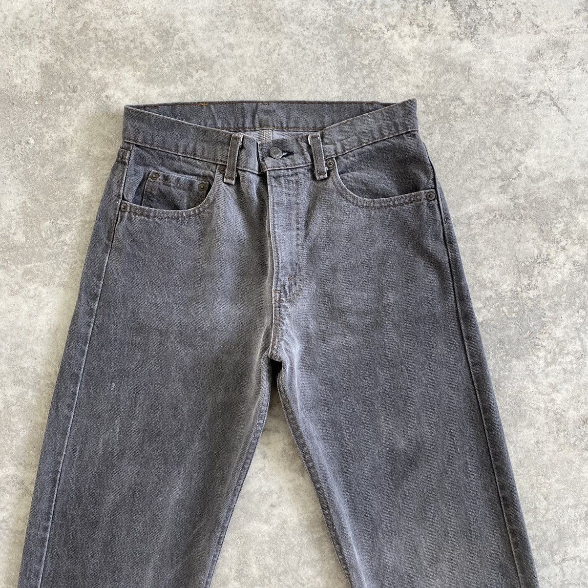 Levi's Size 30x33 Vintage Late 80’s Levis 505 Faded Ash Grey Jeans Size US 30 / EU 46 - 9 Thumbnail