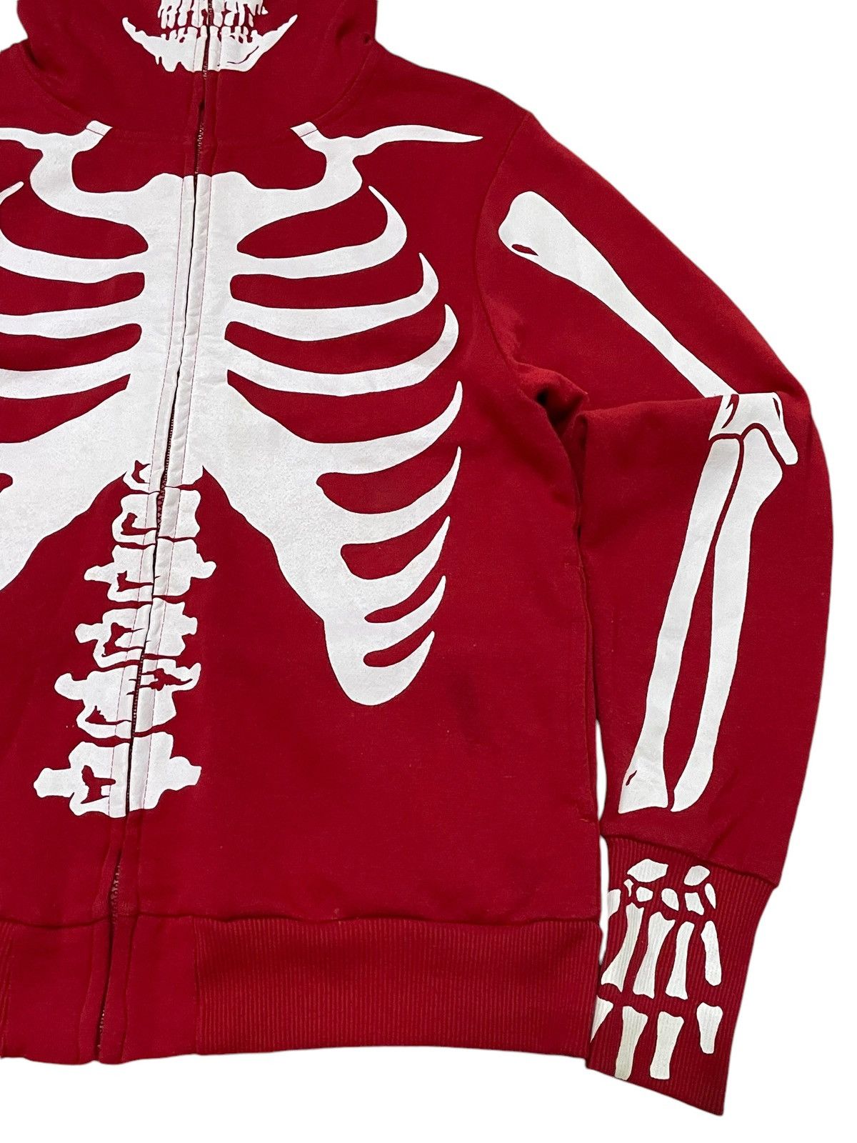 Japanese Brand Clash Head Japan Skeleton Full Zip Up Hoodie Size US S / EU 44-46 / 1 - 4 Thumbnail