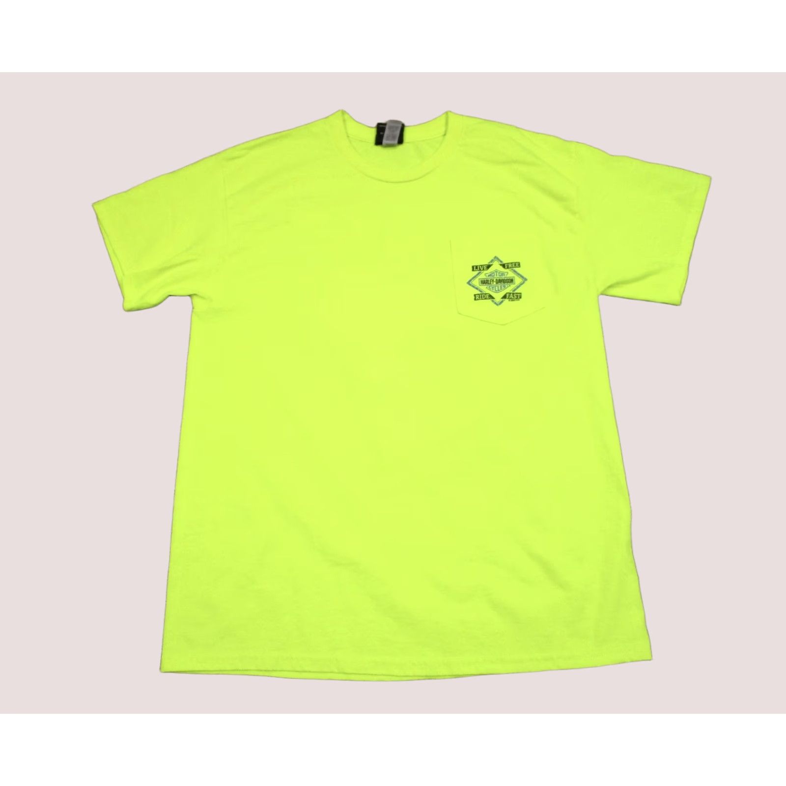 Harley Davidson Harley-Davidson Shirt Mens Large Green Pocket Tee T-Shirt USA 2010-2019 Motorcycle Biker Logo Size US L / EU 52-54 / 3 - 1 Thumbnail