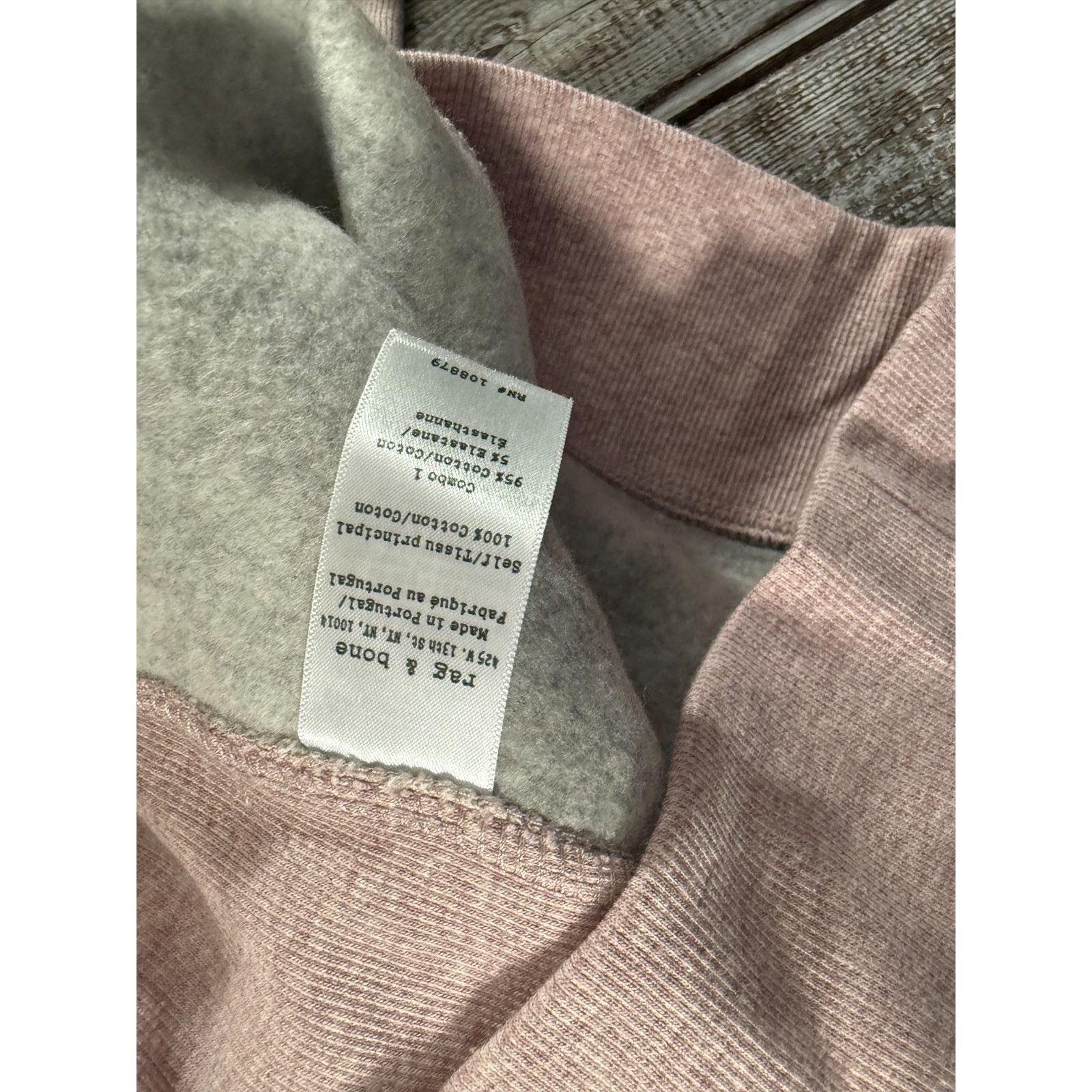 Rag & Bone Rag & Bone Langford cotton Sweatshirt color antique rose Siz Size S / US 4 / IT 40 - 3 Thumbnail