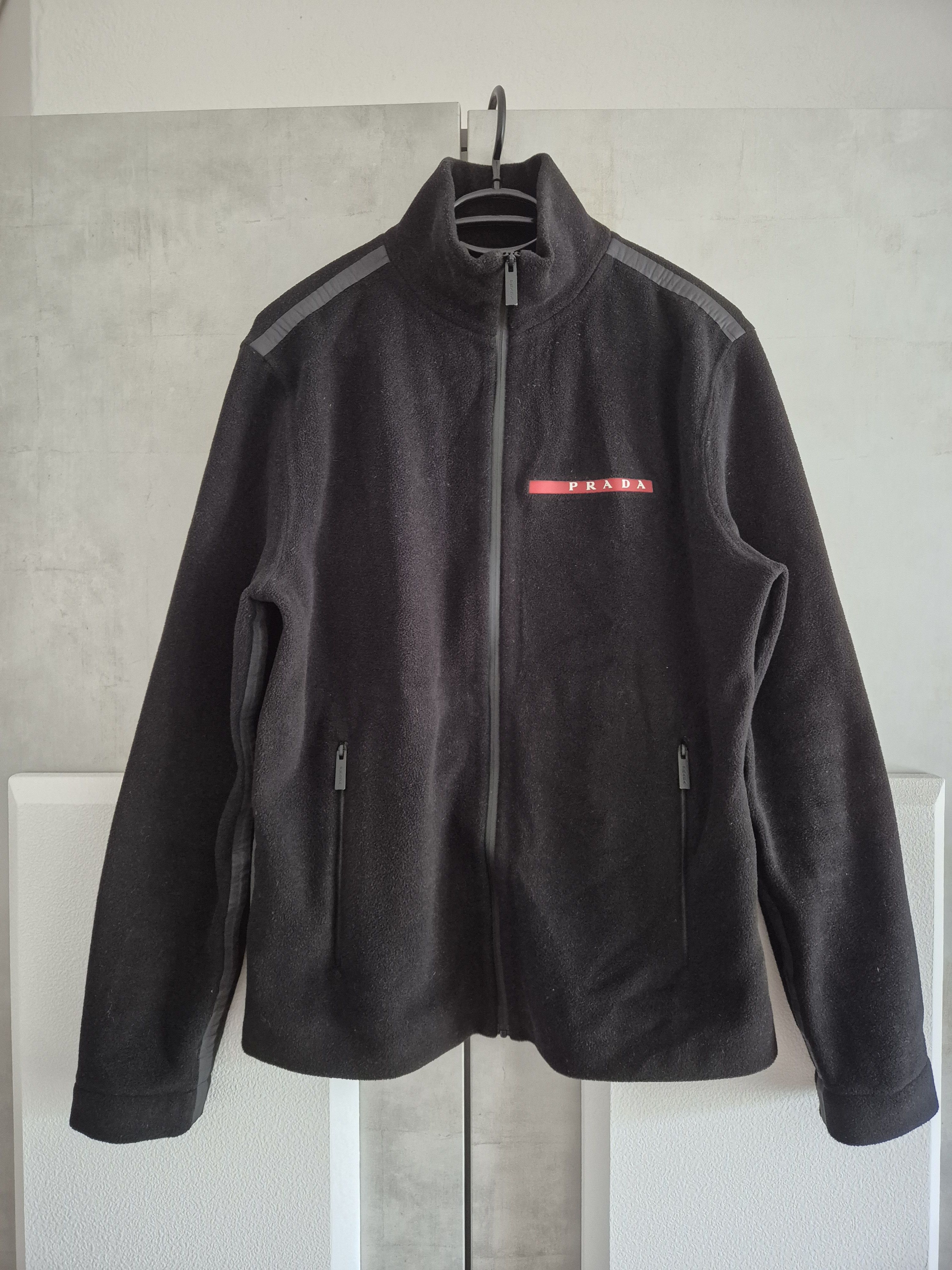 Prada Vintage Luna Rossa Zipper Hoodie | Grailed