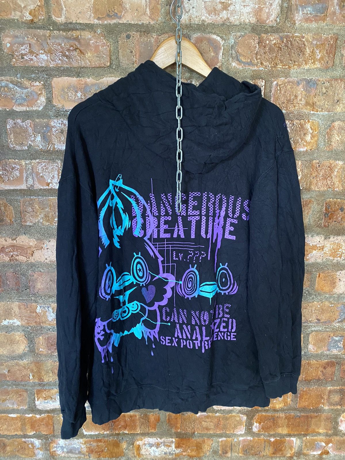 Hysteric Glamour Sex Pot Revenge punk rabbit metal chain hoodies Size US M / EU 48-50 / 2 - 9 Thumbnail