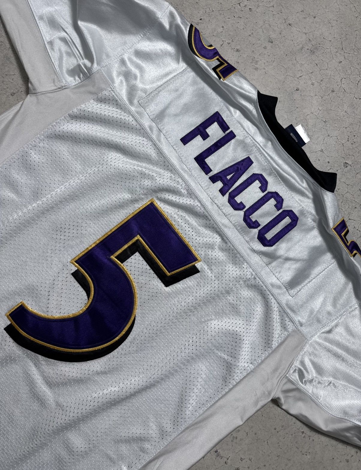 Reebok Reebok Baltimore Ravens NFL #5 Flacco Vintage Jersey Shirt Size US M / EU 48-50 / 2 - 12 Thumbnail