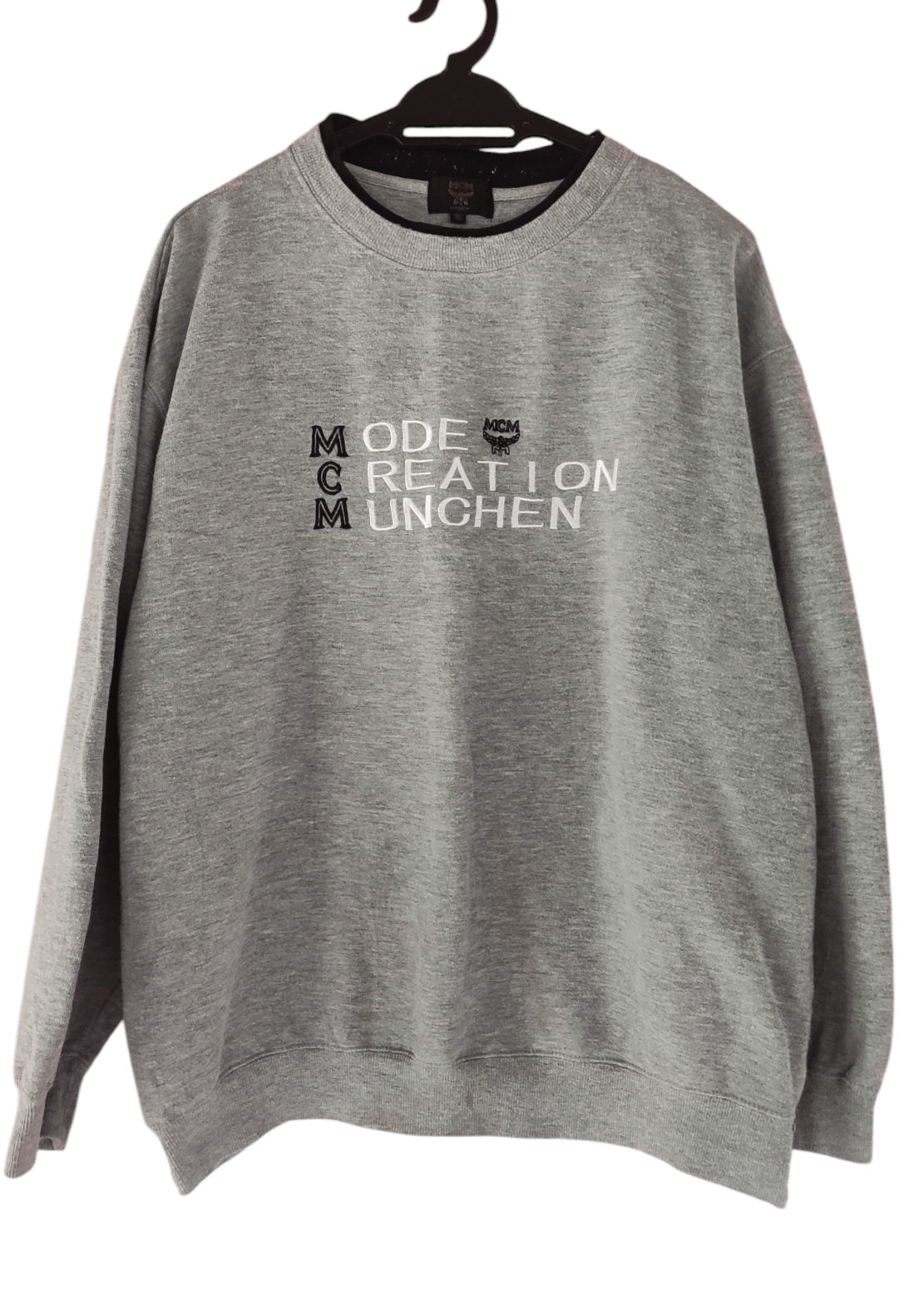 Designer × MCM × Vintage Vintage MCM Big Logo Embroidered Crewneck Sweatshirt Size US XXL / EU 58 / 5 - 1 Thumbnail