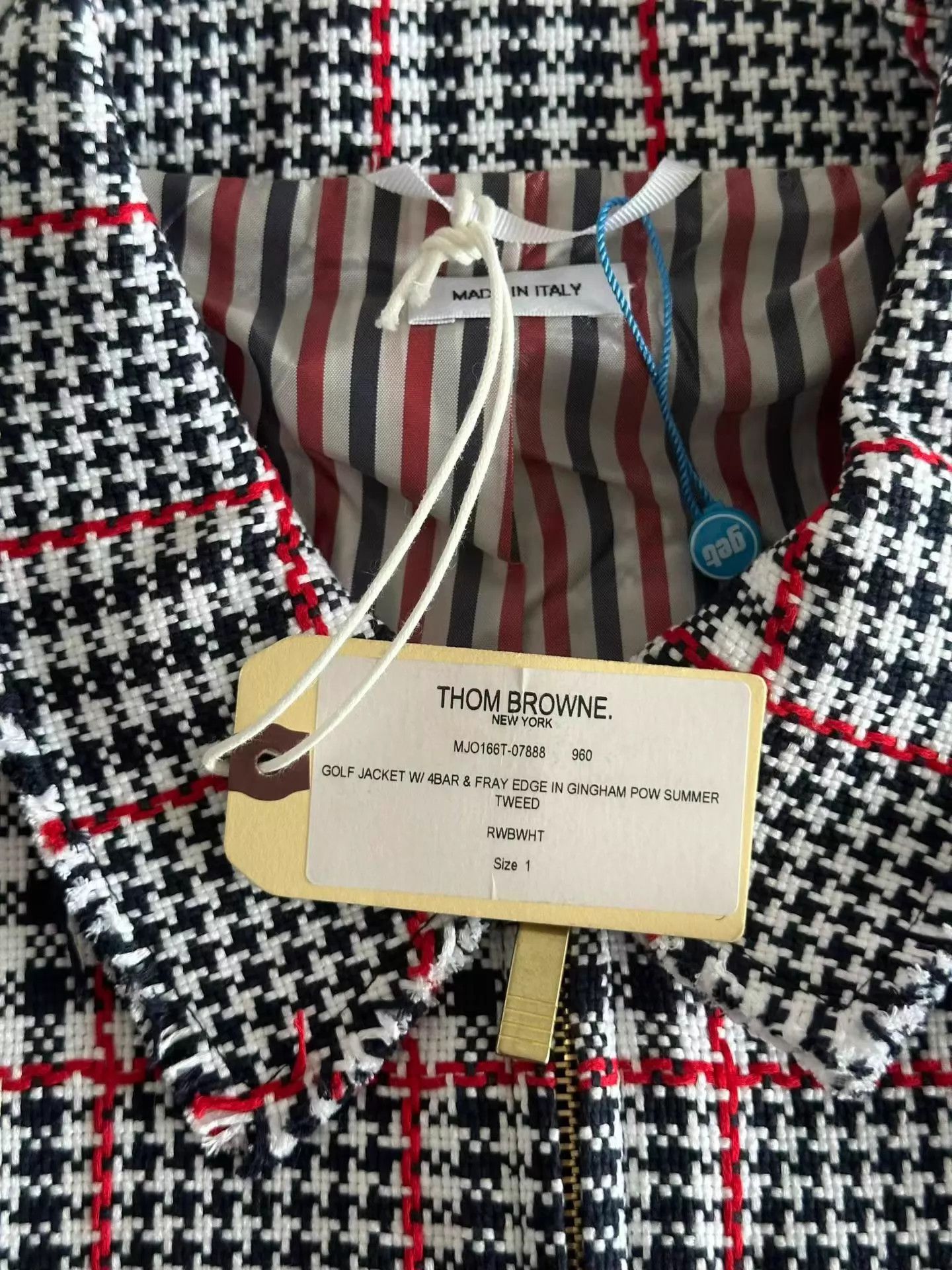 Thom Browne thom browne houndstooth jacket size 1 Size S / US 4 / IT 40 - 3 Thumbnail