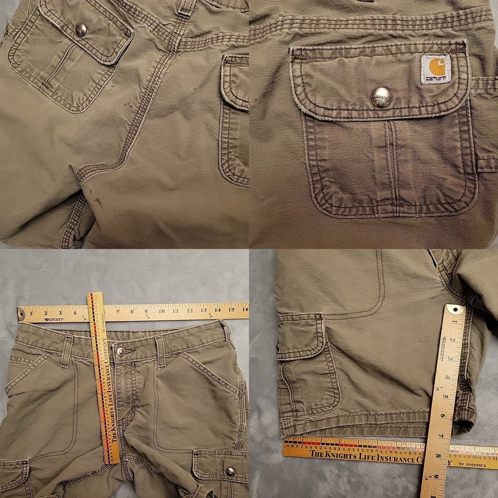 Carhartt VINTAGE Carhartt Shorts Men 28 Brown Cargo Carpenter Utility Outdoors Work READ Size US 28 / EU 44 - 8 Thumbnail