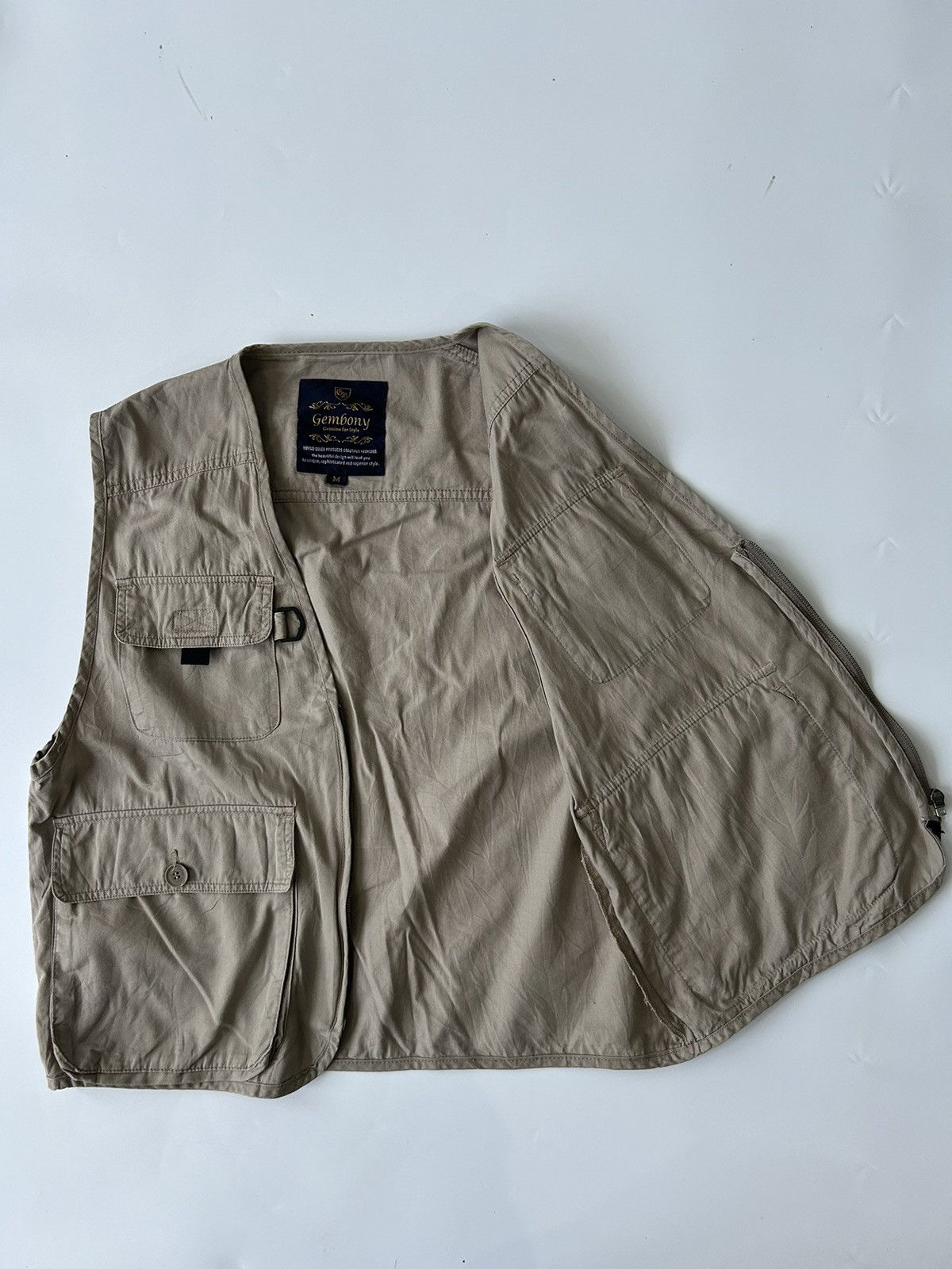 Japanese Brand GEMBONY VINTAGE OUTDOOR VEST Size US M / EU 48-50 / 2 - 3 Thumbnail