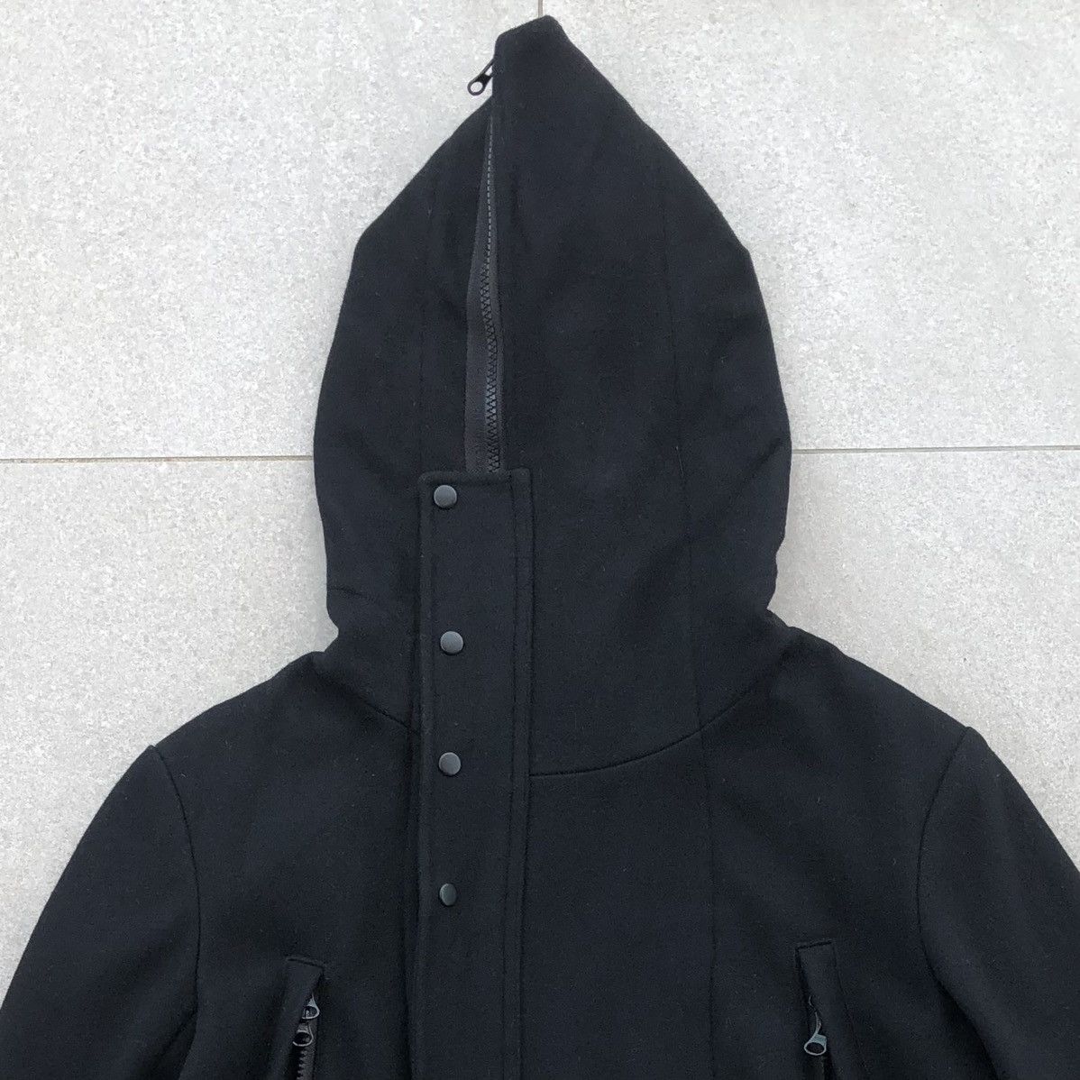 Japanese Brand Three Bumps Convertible Wool Hooded Rider Full Zipper Jacket Size US M / EU 48-50 / 2 - 8 Thumbnail