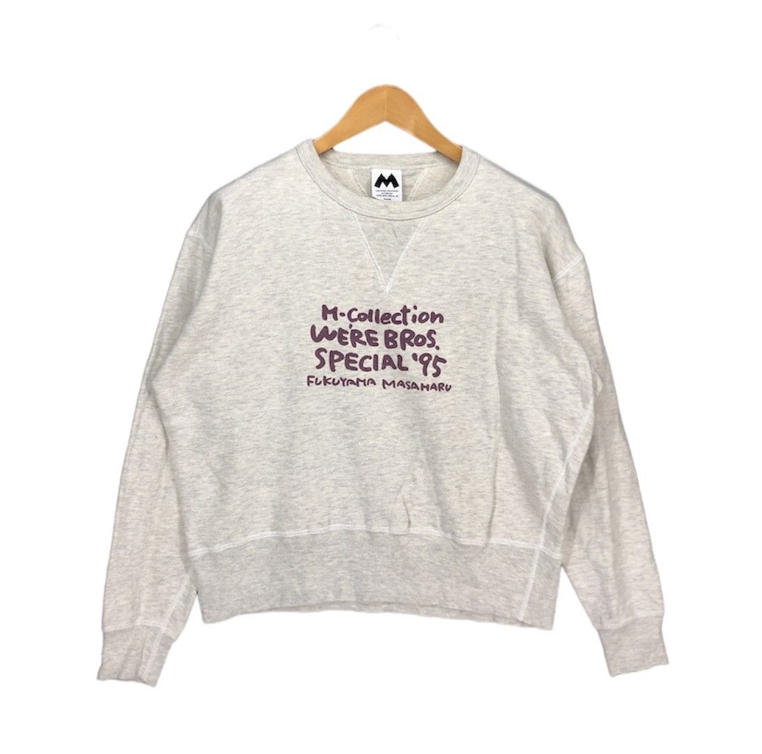 Japanese Brand M COLLECTION ‘95 by Fukuyama Crew Neck Sweatshirt #1002-34 Size US L / EU 52-54 / 3 - 1 Thumbnail
