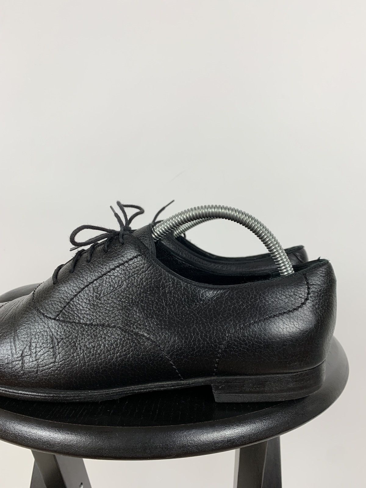 Gucci Gucci Black Leather Oxford Shoes Size US 8 / EU 41 - 11 Thumbnail