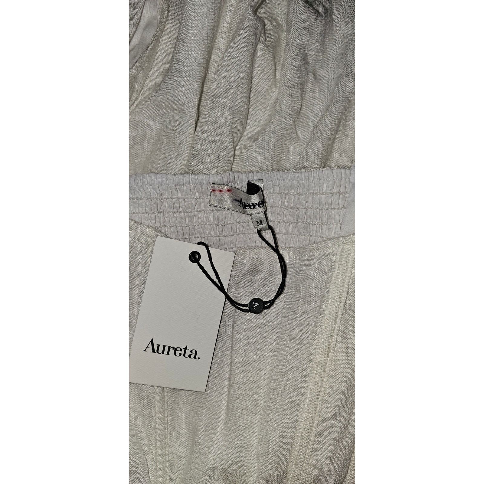 Anthropologie NWT Aureta Fit & Flare Corset Mini Dress $198 MEDIUM White Size M / US 6-8 / IT 42-44 - 8 Thumbnail