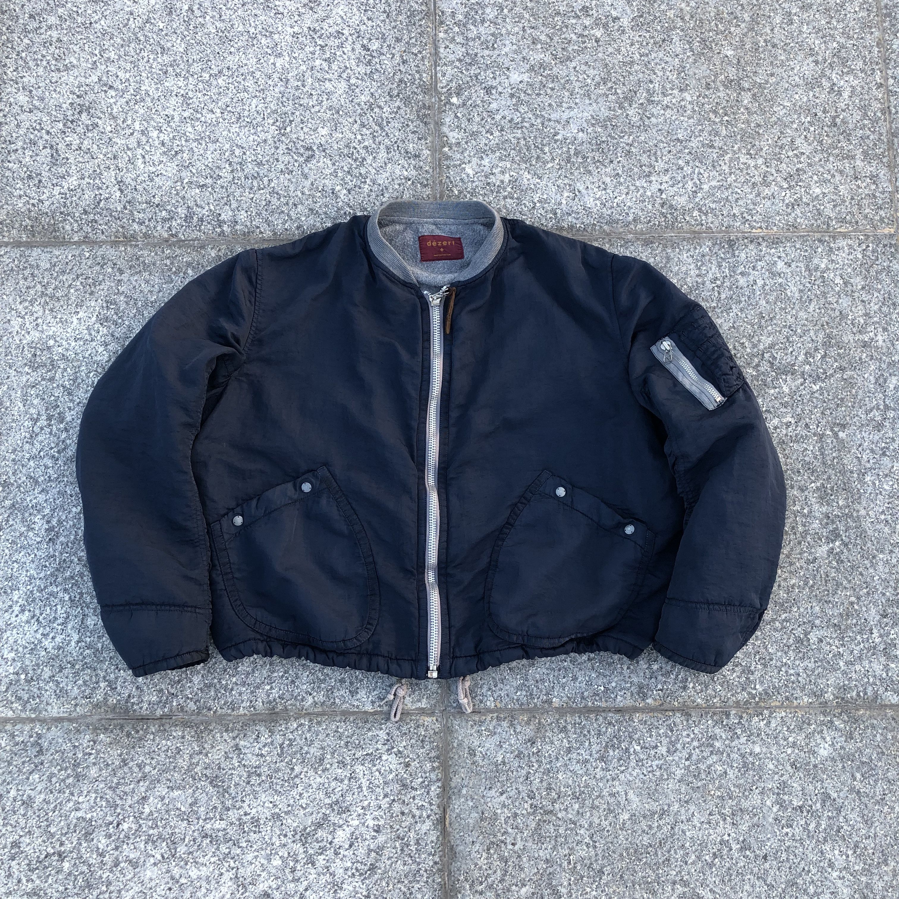 Dezert Vintage Dezert Japan MA1 Bomber Jacket Archive Fashion Black Size US M / EU 48-50 / 2 - 1 Thumbnail