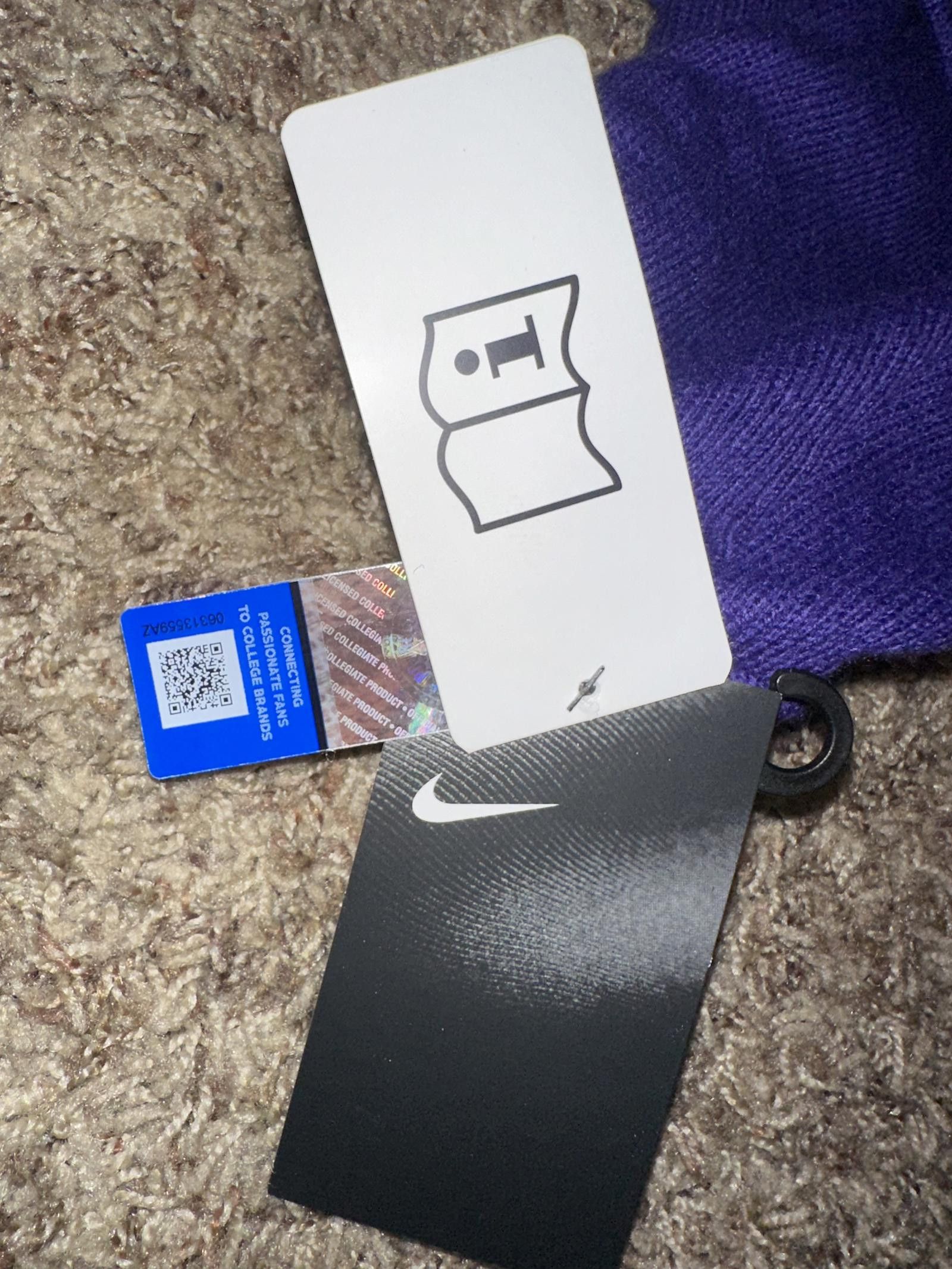 Nike LSU Tigers Men’s Nike Team Knit Hat Purple NCAAF SEC Size ONE SIZE - 9 Thumbnail