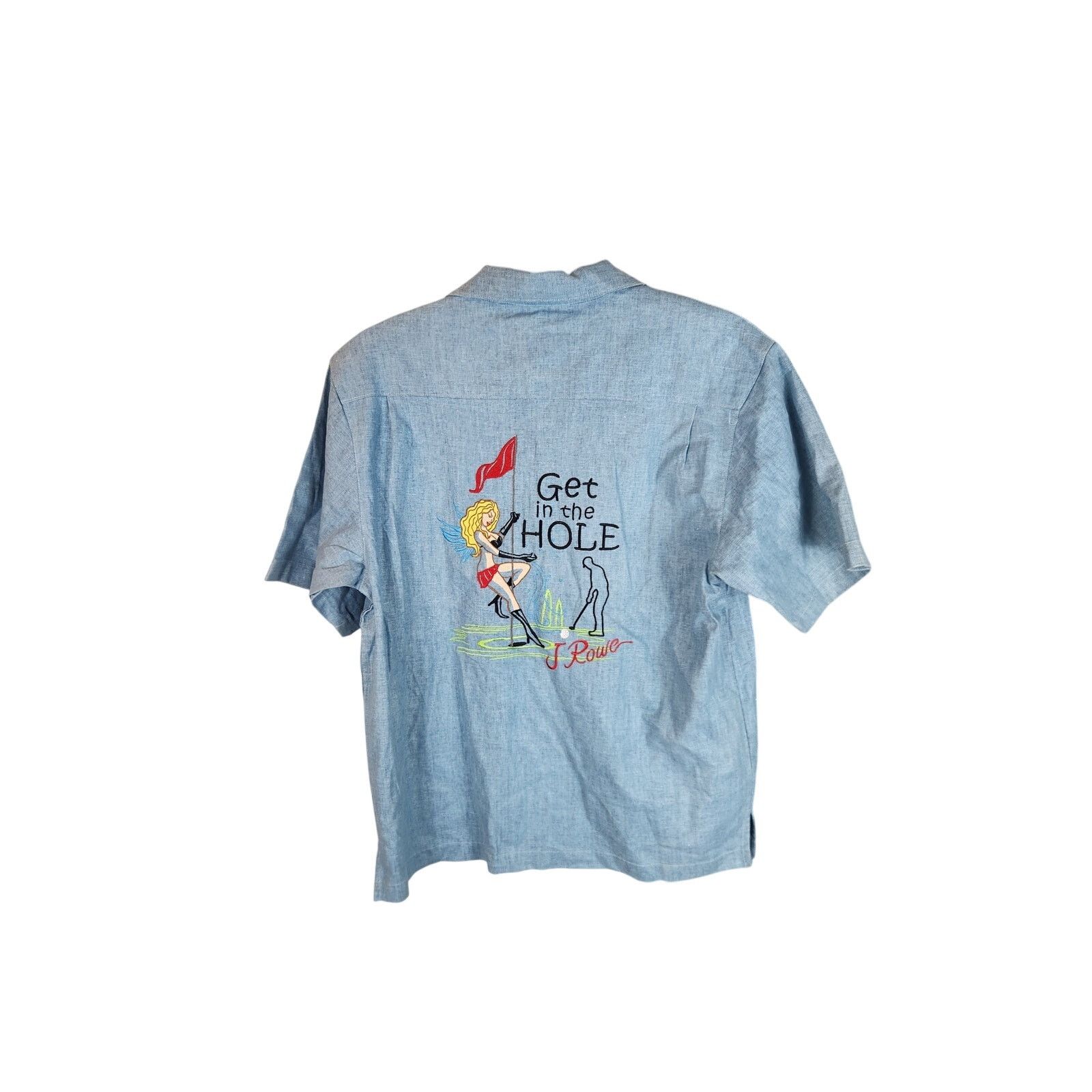 Other Embroidered J Rowe Golf Theme Button Up men's medium Size US M / EU 48-50 / 2 - 1 Thumbnail