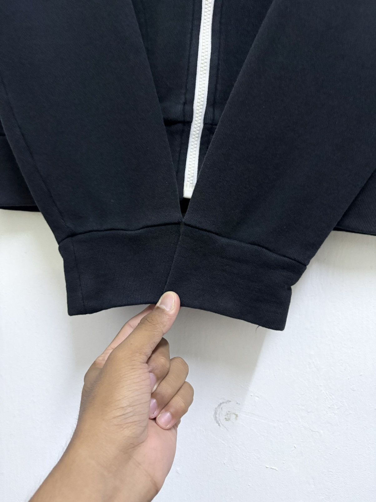 Courreges Vintage 90's Courreges 21 Black Hoodie Zipper Size M / US 6-8 / IT 42-44 - 10 Thumbnail