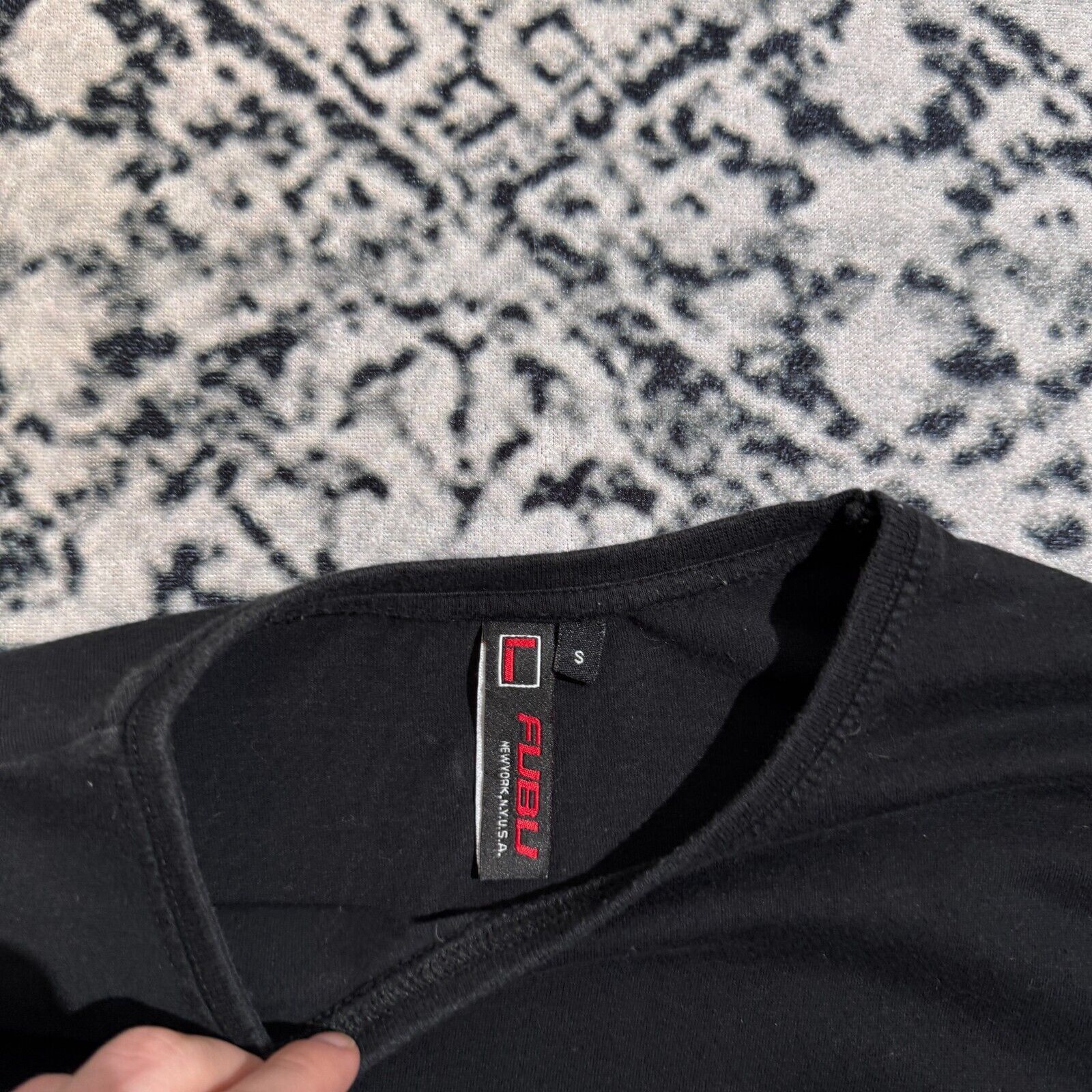 Fubu × Vintage Vintage Fubu Unisex Black Cotton T-Shirt Size S Y2K Fashion Size US S / EU 44-46 / 1 - 5 Thumbnail