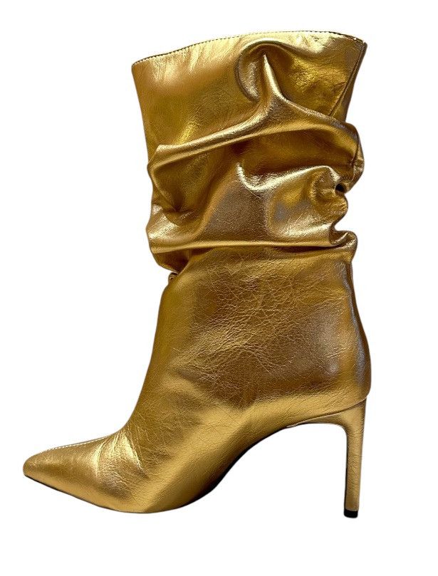 Bershka Boots-Golden Size US 8 / IT 38 - 5 Thumbnail
