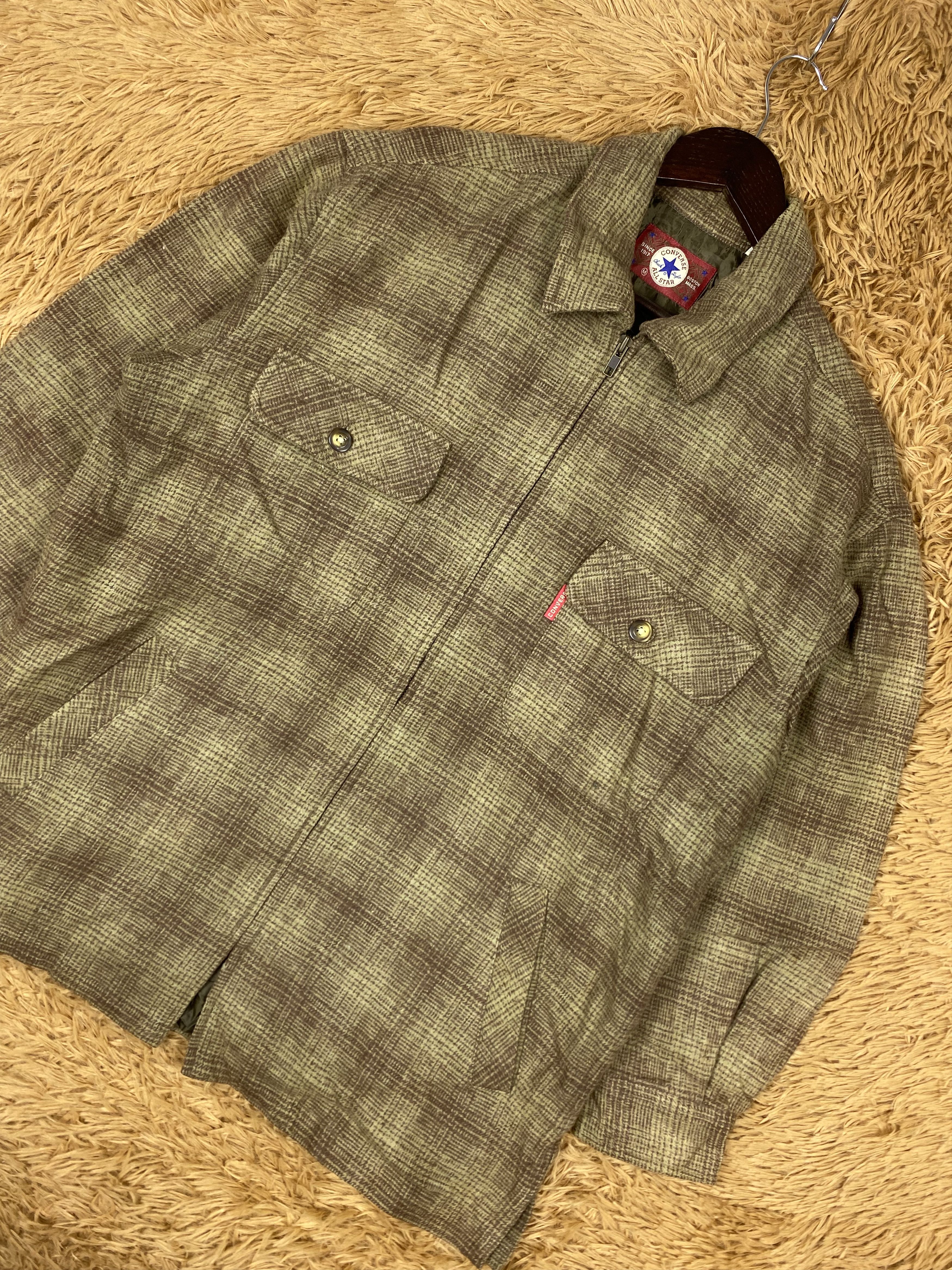 Converse Vintage Converse Checked Jacket DJ1024 Size US M / EU 48-50 / 2 - 2 Thumbnail