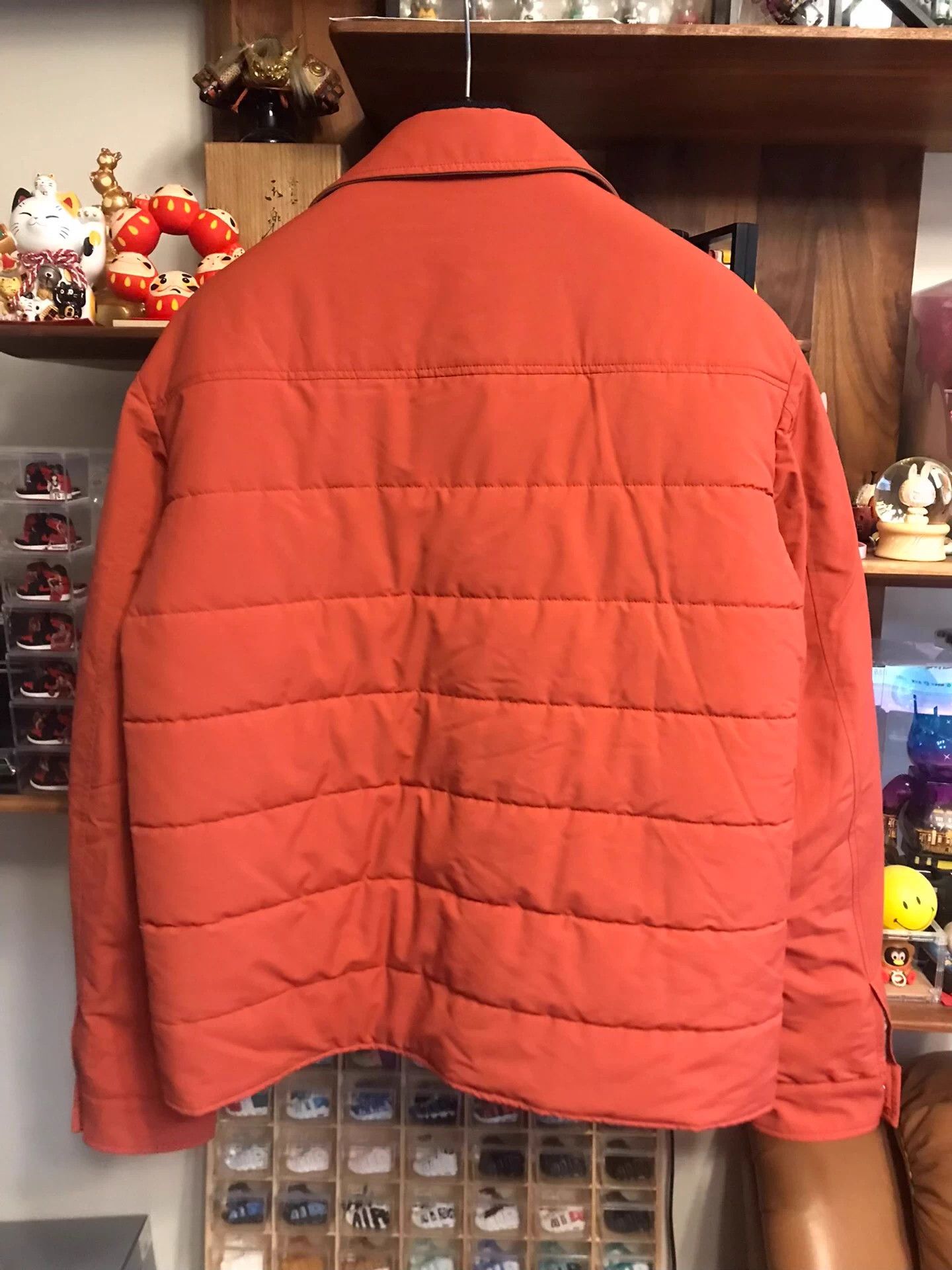 Eleventy Eleventy Puffer Jacket Hermès Orange Loro Piana 54 Size US L / EU 52-54 / 3 - 2 Thumbnail