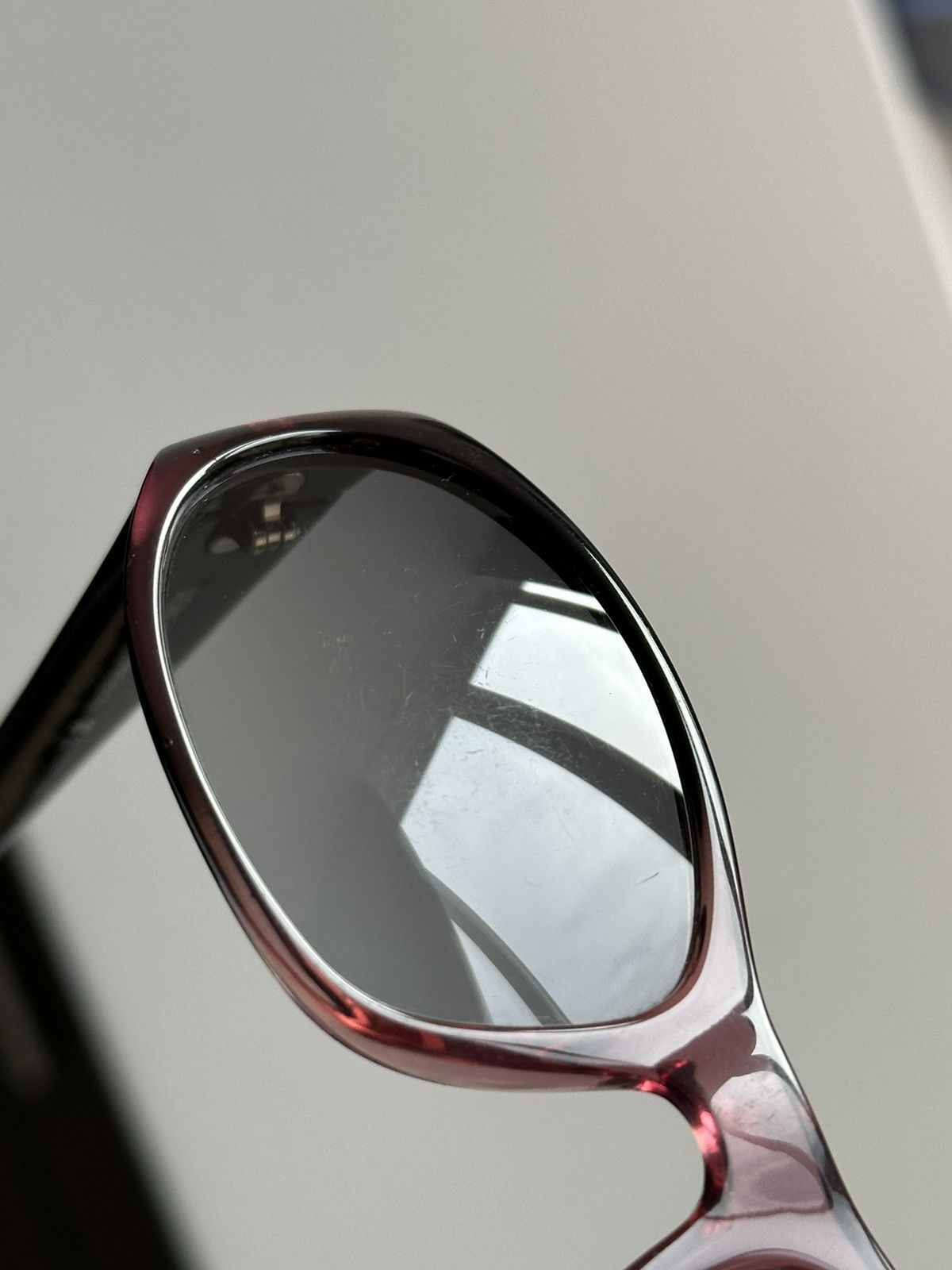 Versace Versace Oval Purple Sunglasses MOD. 435 Size ONE SIZE - 13 Thumbnail