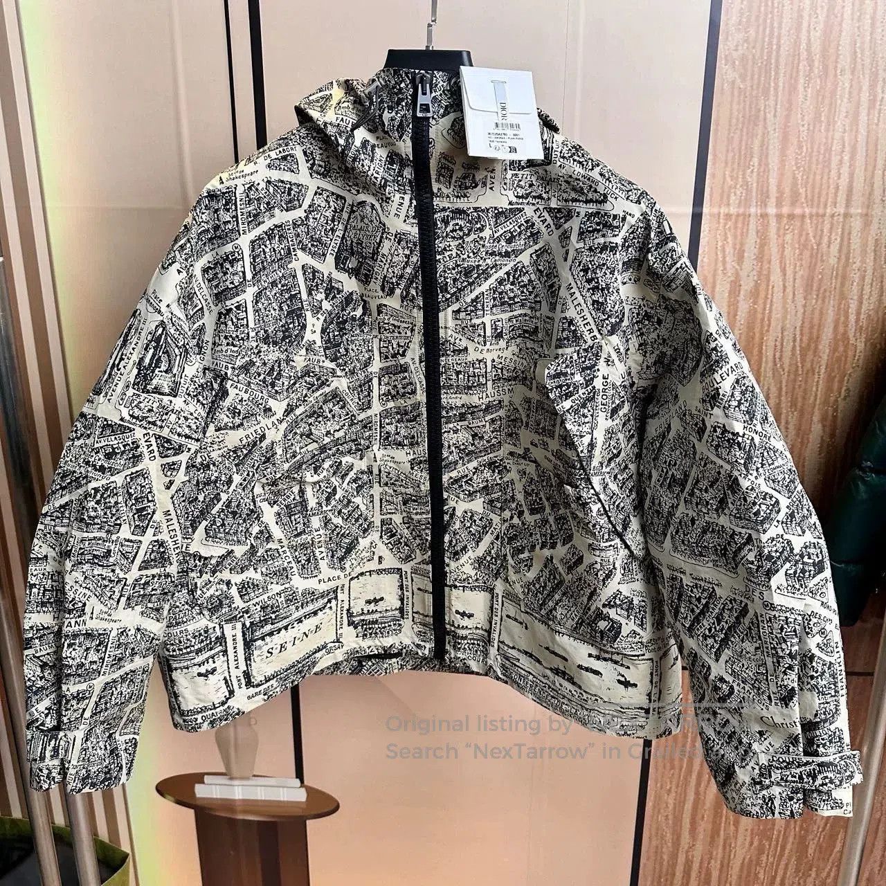 Dior Dior 2024 Paris Map Hooded Jacket. Size US L / EU 52-54 / 3 - 1 Thumbnail