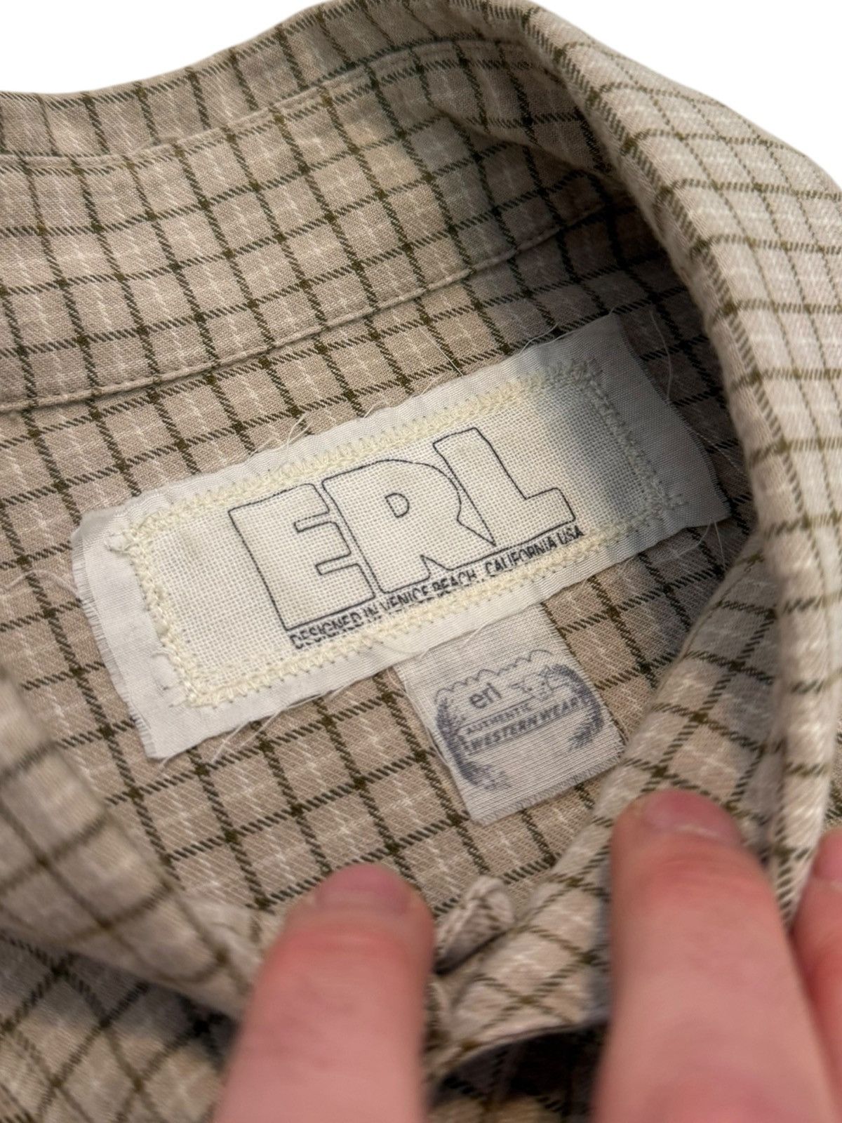 ERL Plaid Button Check Shirt Size US S / EU 44-46 / 1 - 5 Thumbnail