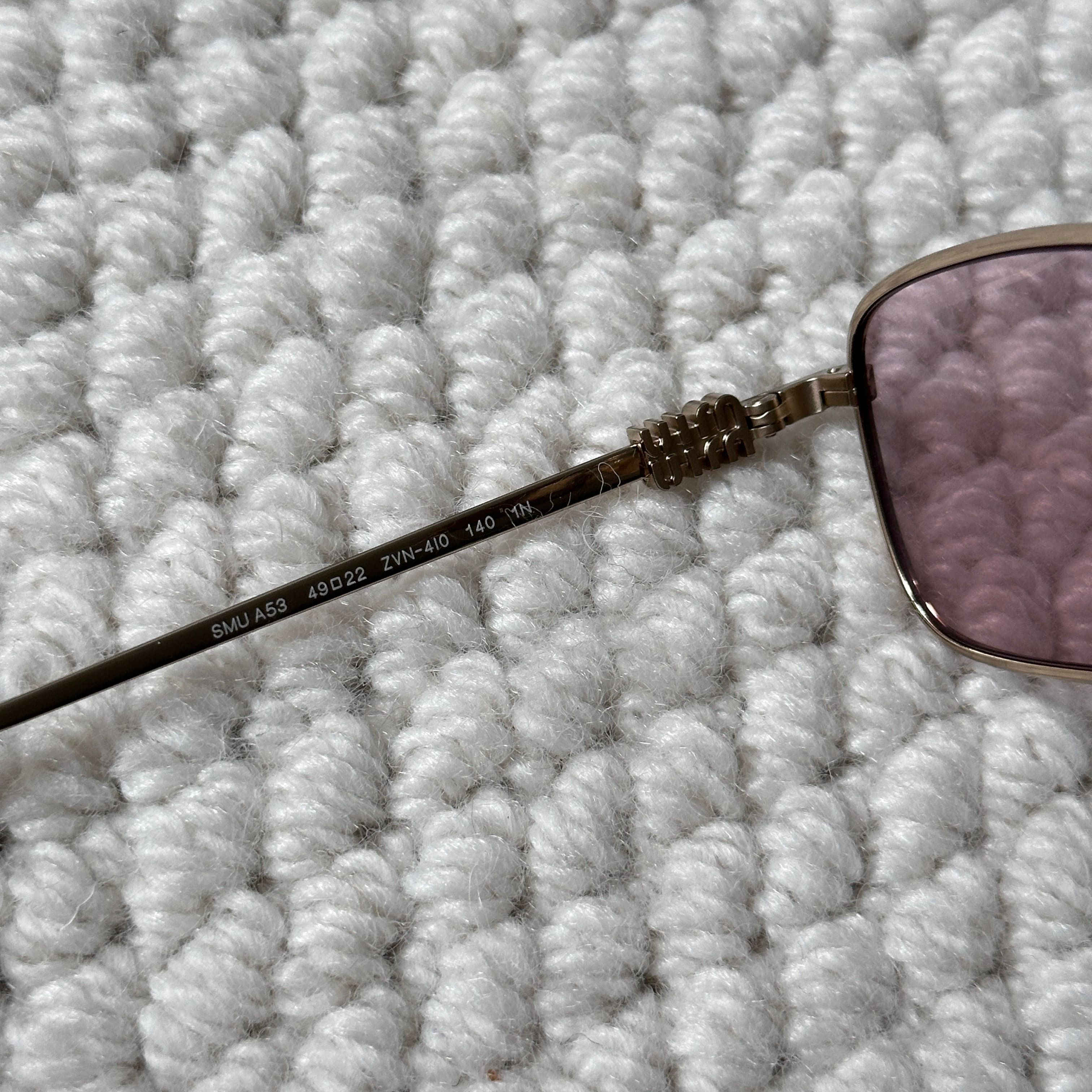 Miu Miu MIU MIU 0MU A53S SUNGLASSES Size ONE SIZE - 3 Thumbnail