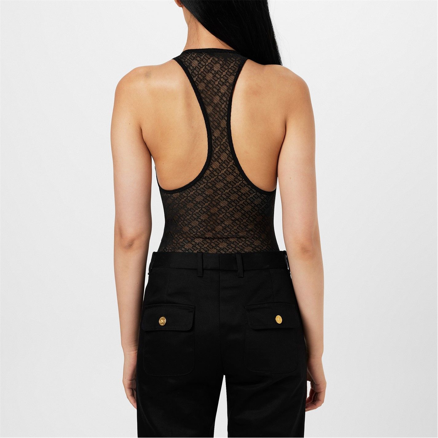 Palm Angels o1g2r1mq0325 Bodysuit in Black Size M / US 6-8 / IT 42-44 - 5 Thumbnail