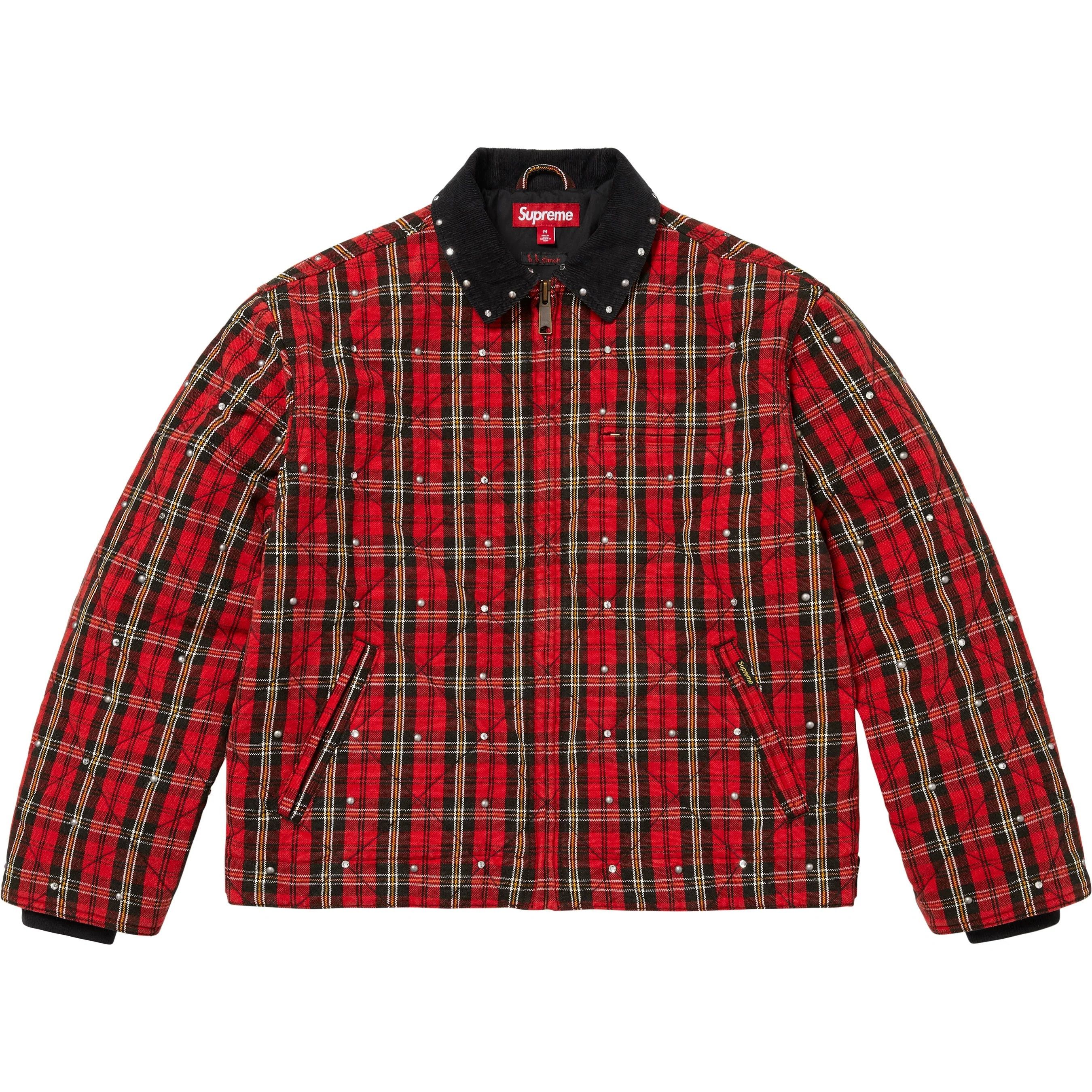 B.B. Simon × Supreme Supreme BB Simon Studded Work Jacket | Grailed