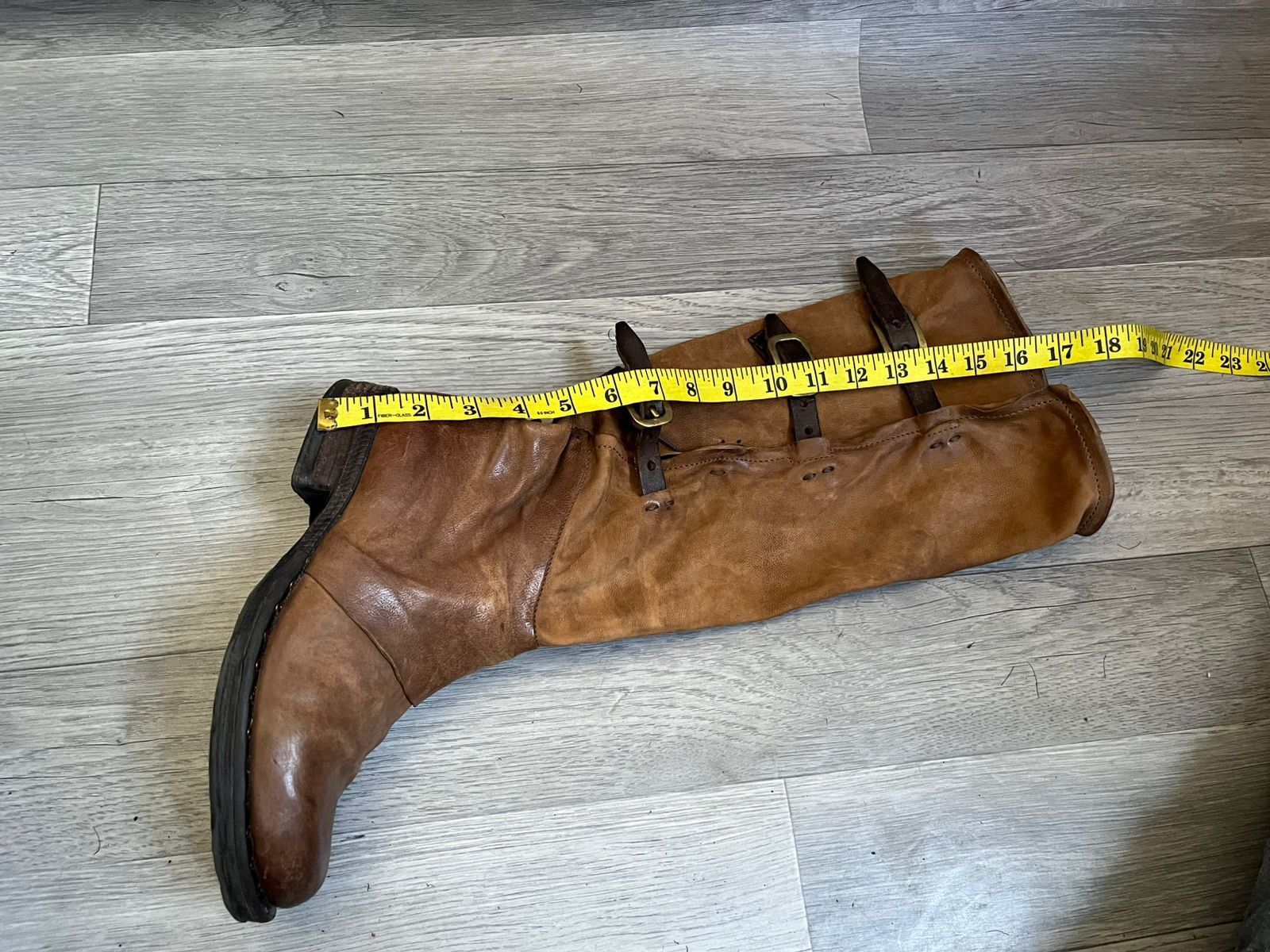 A.S.98 A.S.98 Knee High Rivet Strap Buckled Boots Sz 38 Size US 5.5 / EU 38 - 9 Thumbnail