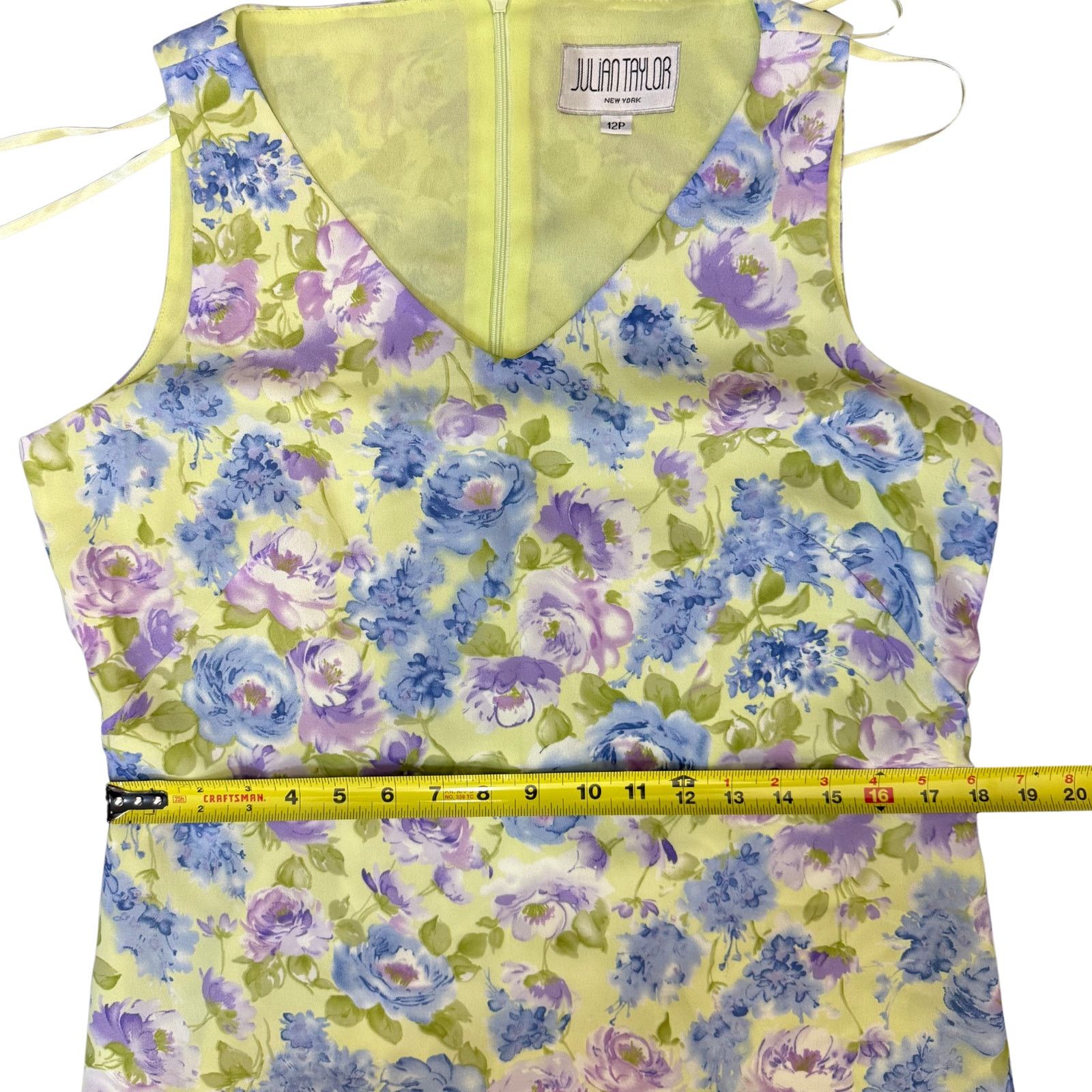 Vintage Vintage Floral A-Line Midi Dress | 12 P | Julian Taylor Size XL / US 12-14 / IT 48-50 - 5 Thumbnail