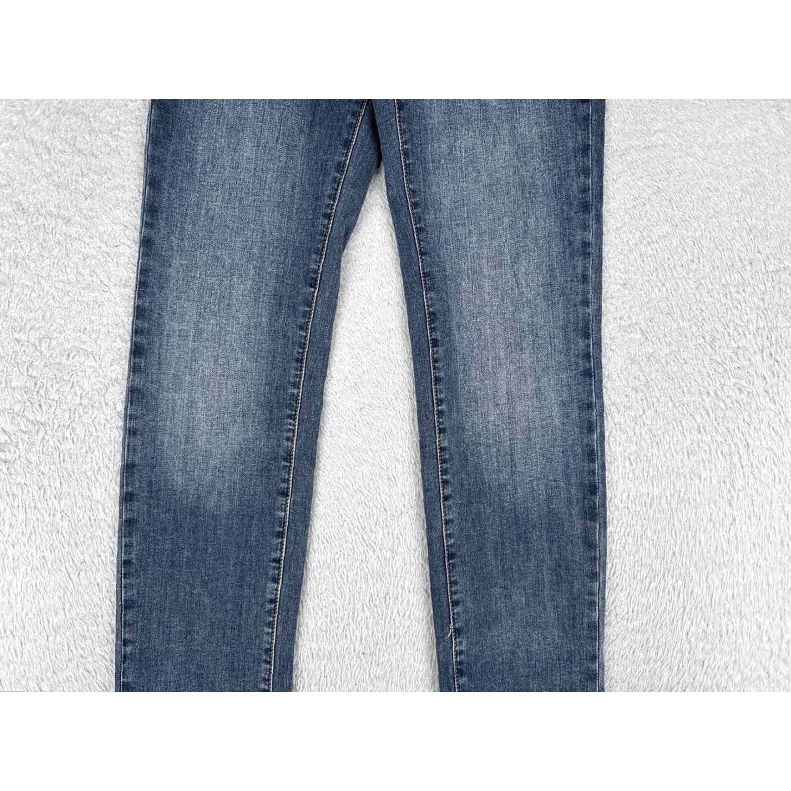 Denime FDJ French Dressing Jeans Womens 2 Blue Elastic Waist Slim Stretch Denim Pull On Size 26" / US 2 / IT 38 - 3 Thumbnail