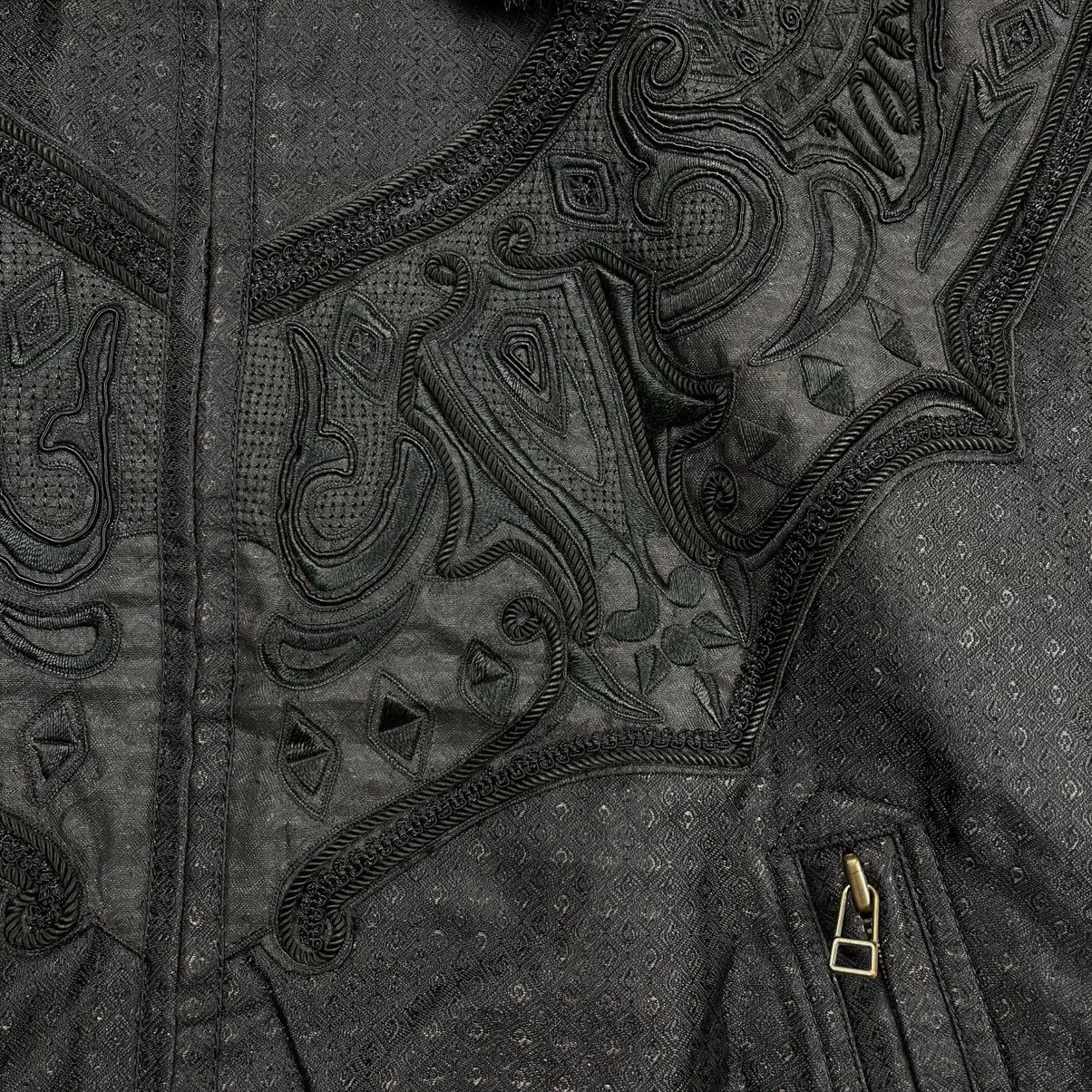 Yoshiyuki Konishi Yoshiyuki konishi embroidery trim fur collar bomber jacket Size US L / EU 52-54 / 3 - 6 Thumbnail