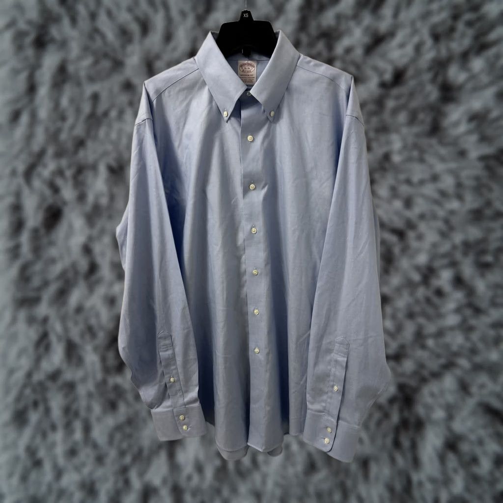 Brooks Brothers Brooks Brothers Original Polo Shirt Mens Size 16 Madison Fit Supima Button Up L/S Blue Dress Shirt Regular Size 16 Mens Size US L / EU 52-54 / 3 - 1 Thumbnail