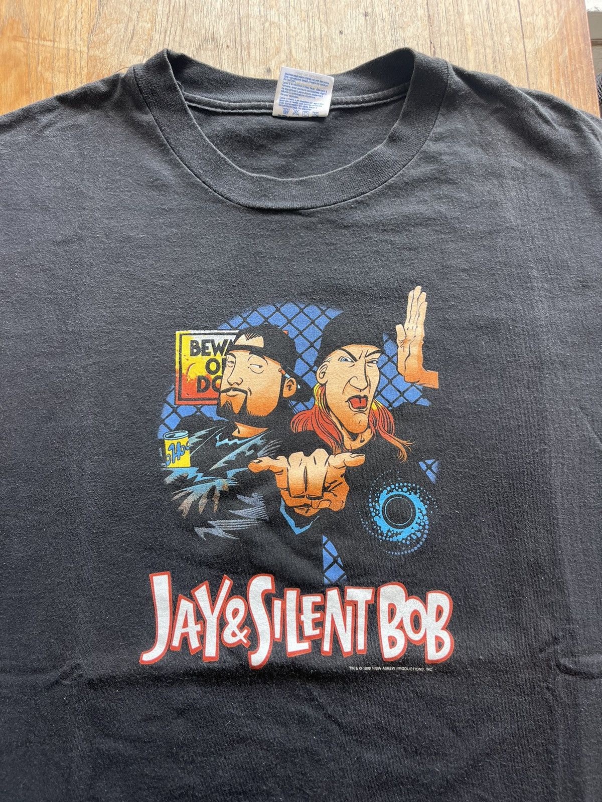 Vintage Vintage JAY & SILENT BOB 1996’s graphitti designs T-shirt Size US XL / EU 56 / 4 - 4 Thumbnail