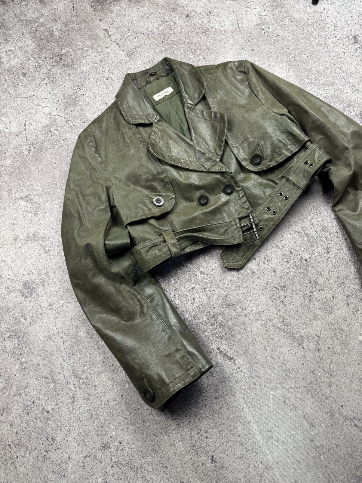 Japanese Brand AVANT GARDE CROPPED REAL LEATHER JACKET RICK OWENS STYLE Size M / US 6-8 / IT 42-44 - 8 Thumbnail