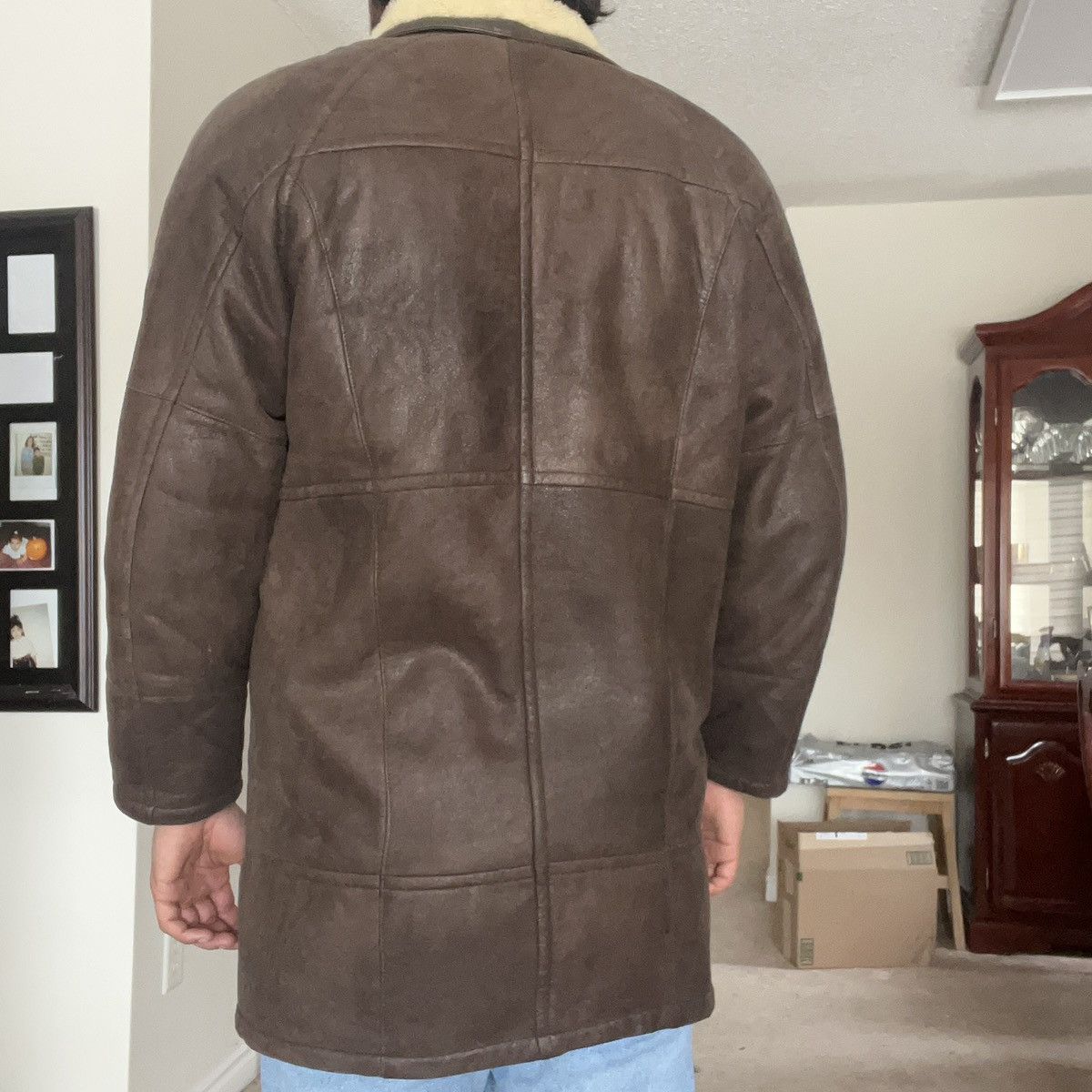 Vintage Werner Christ Vintage Lambskin Shearling Coat Size US XL / EU 56 / 4 - 4 Thumbnail