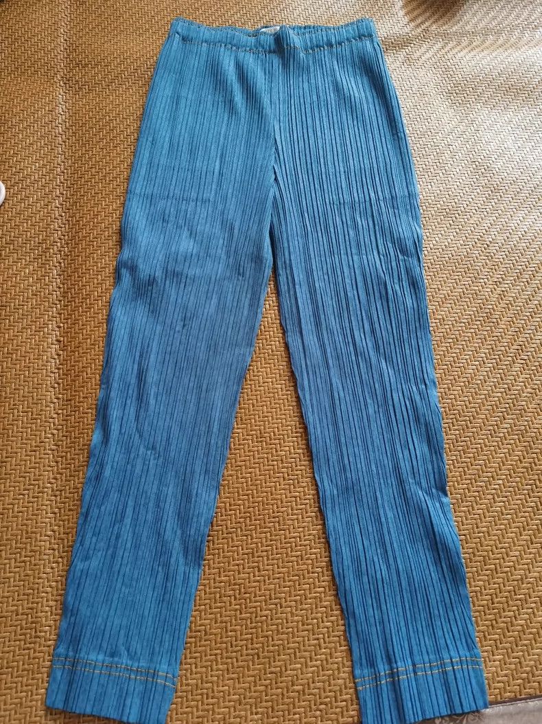 Issey Miyake Issey Miyake size:2 Blue pleated pants Size 42" / US 20 - 2 Thumbnail