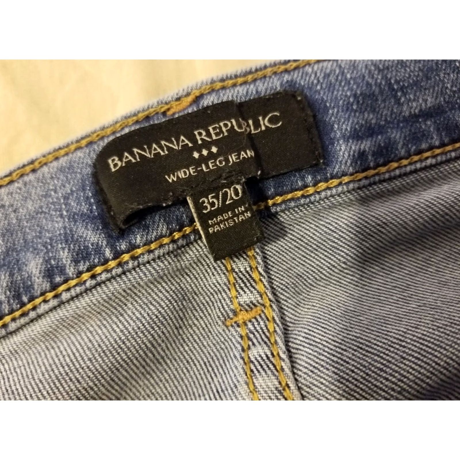 Banana Republic Womens Banana Republic Jeans 35 20 Denim Wide Leg Mom Denim Jeans Wide-Leg Blue Womens Banana Republic Jeans 35 20 Blue Women Size 24" / US 00 / IT 34 - 5 Thumbnail