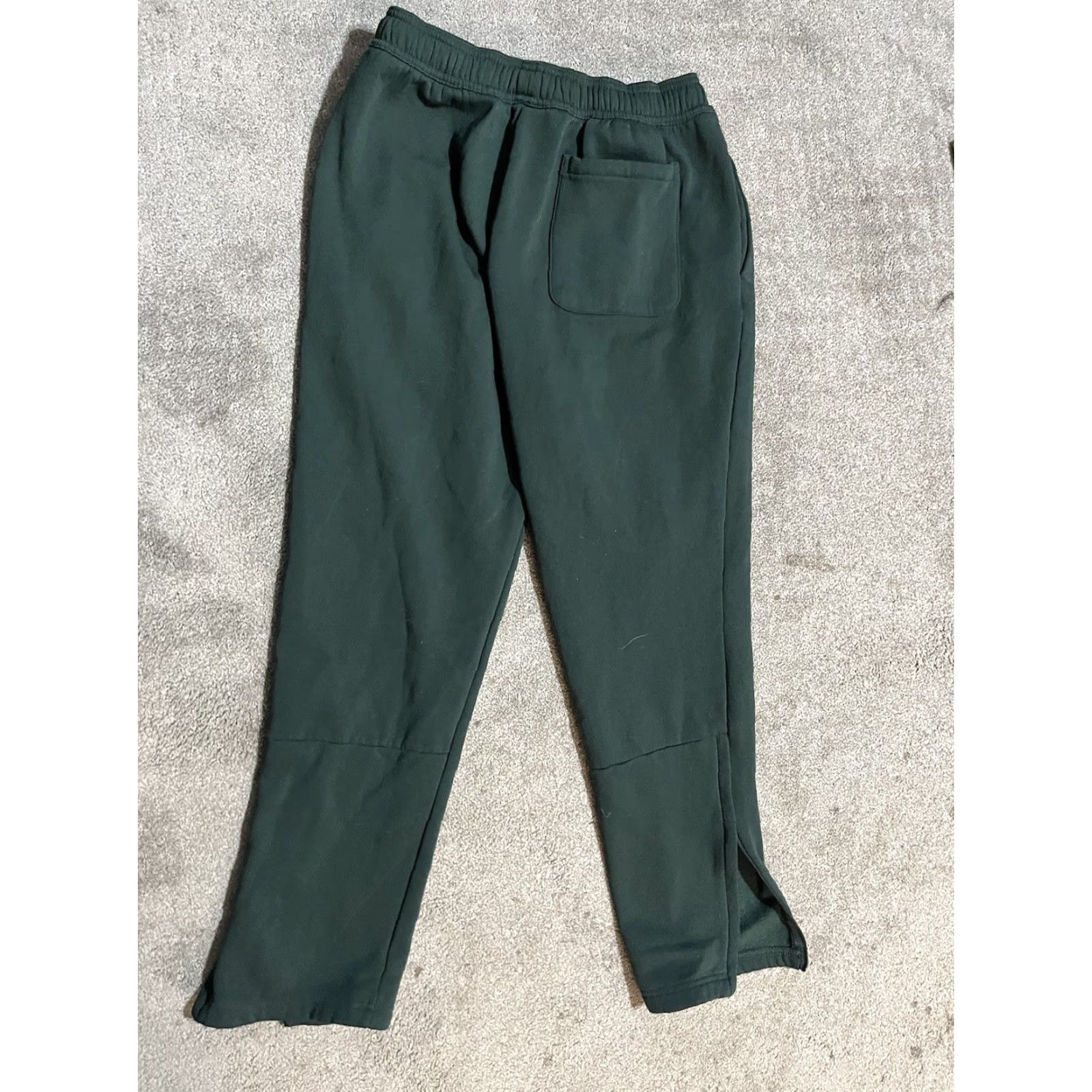 Adidas Adidas Sweatpants Pants Green Logo Athletic Men L fleece Size US 33 - 3 Thumbnail