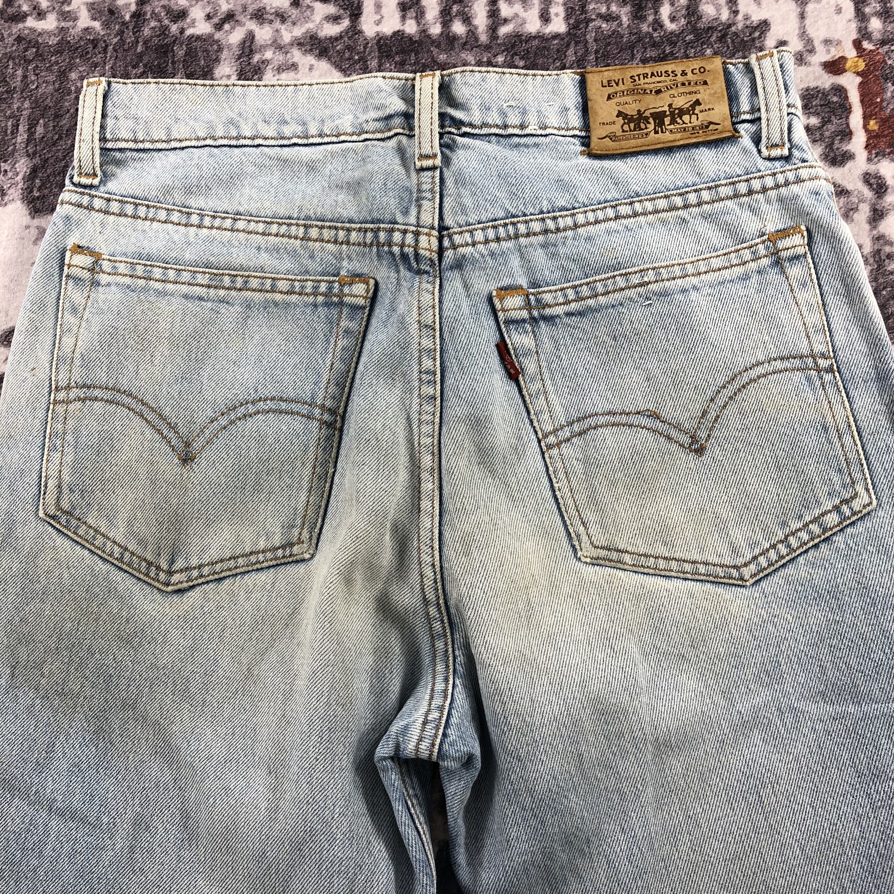 Levi's 90s Vintage Light Wash Levis 525 Jeans-JM2197 Size US 30 / EU 46 - 4 Thumbnail