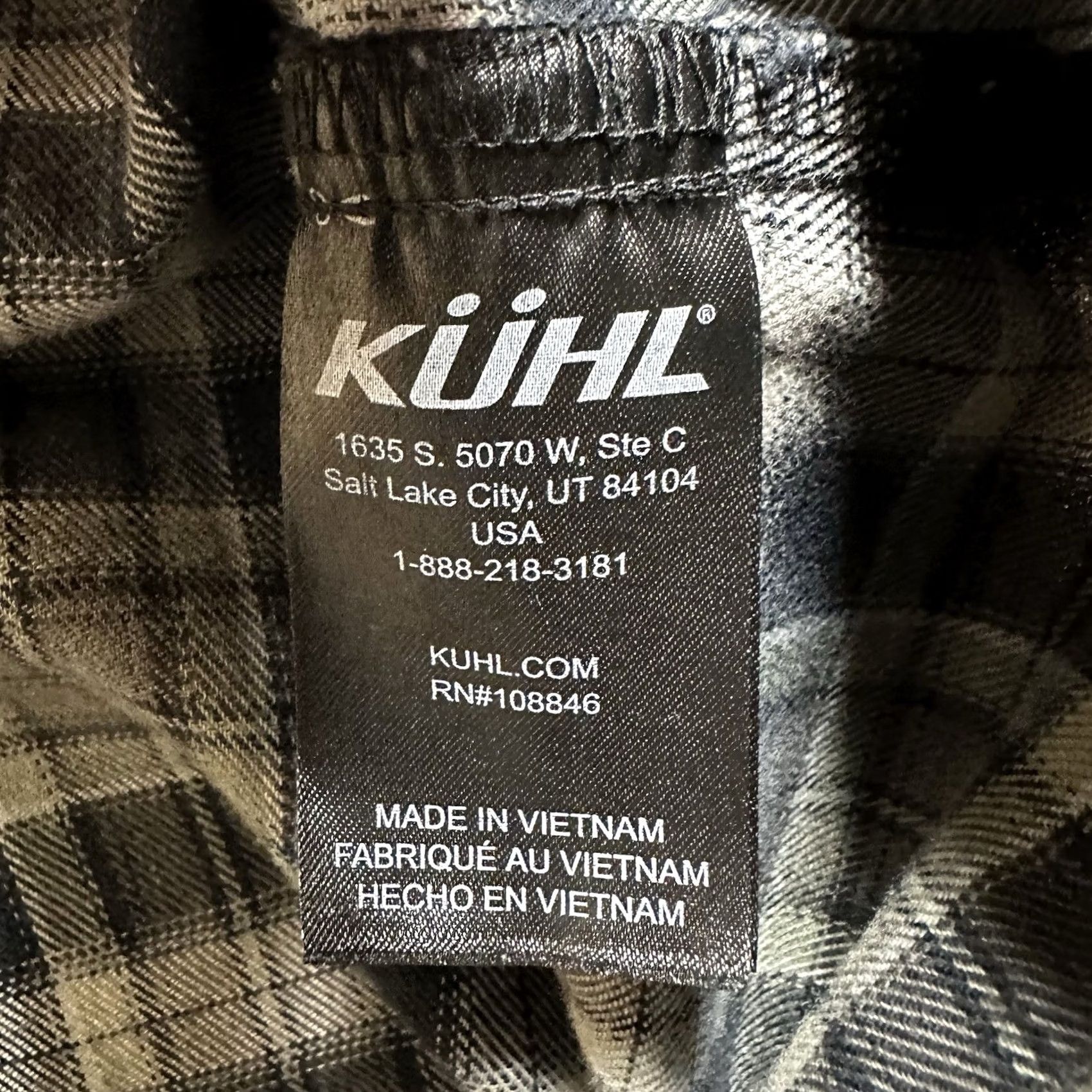 Vintage Kuhl Dillingr Shirt Mens M Gray Plaid Flannel Long Sleeve Button Up Outdoor 7186 Size US L / EU 52-54 / 3 - 6 Thumbnail