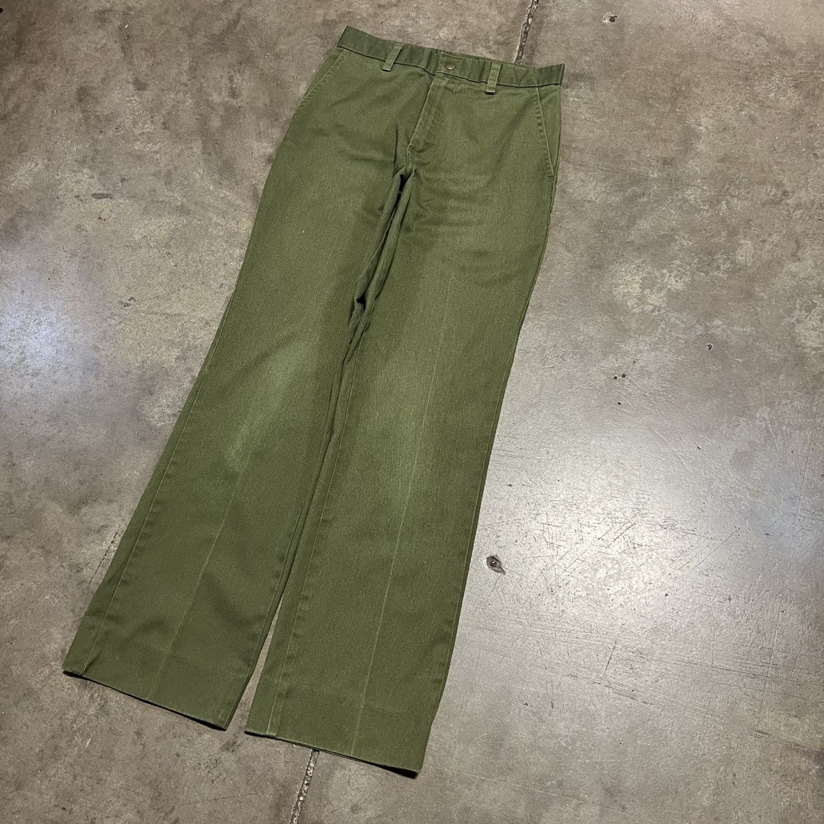 Vintage Vintage Boy Scouts Olive Green Pants Union Made in USA OG107 Size US 27 - 2 Thumbnail