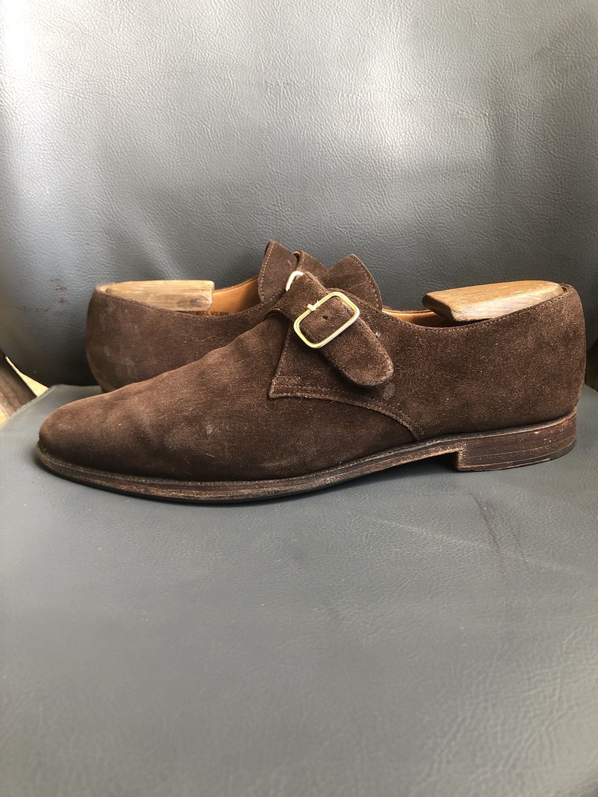 Crockett & Jones Crockett & Jones Malvern Brown Suede Men’s Shoes Sz UK 7.5 E Size US 7.5 / EU 40-41 - 1 Thumbnail