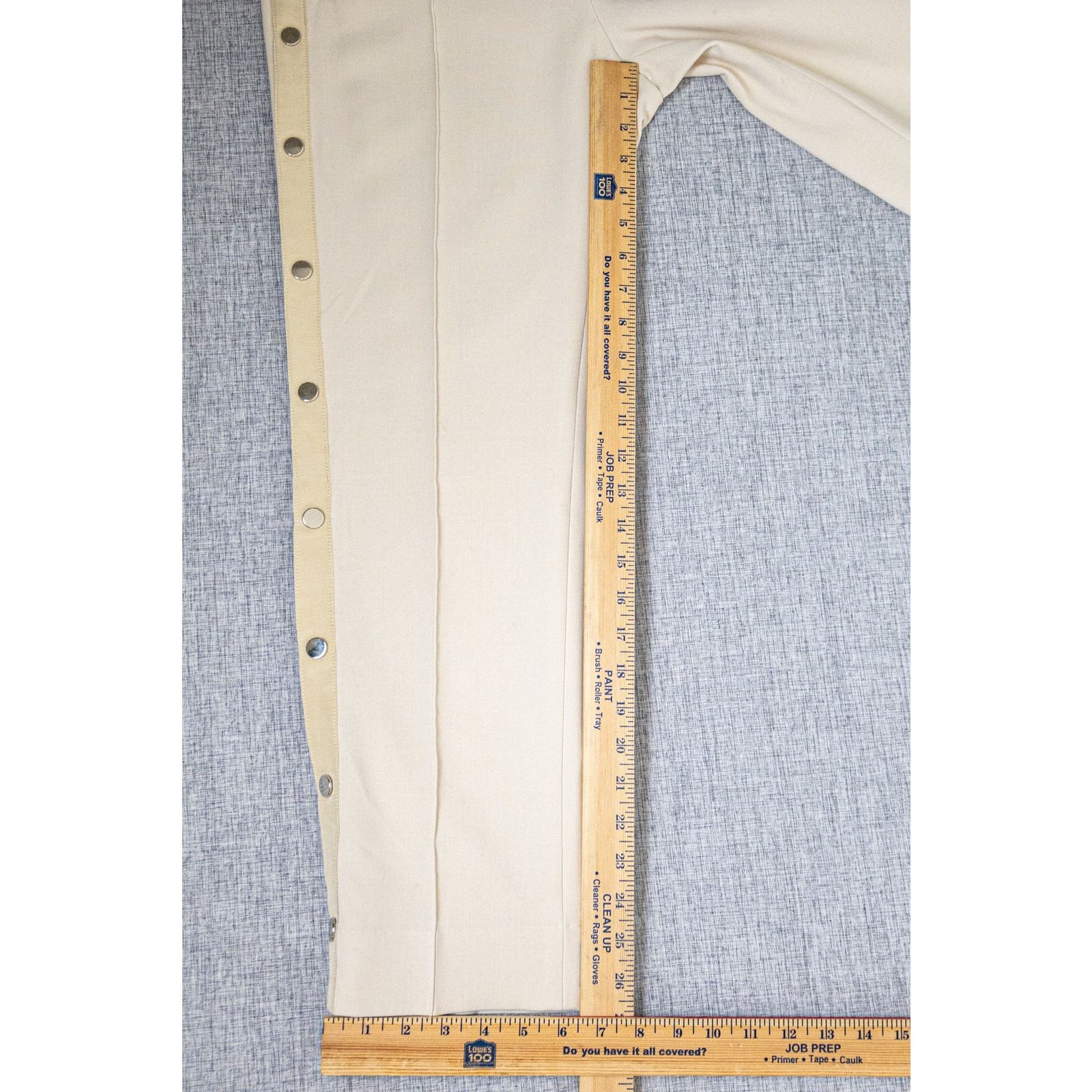 Veronica Beard Veronica Beard Side Buttons Trousers in cream beige size 10 Size 32" / US 10 / IT 46 - 11 Thumbnail