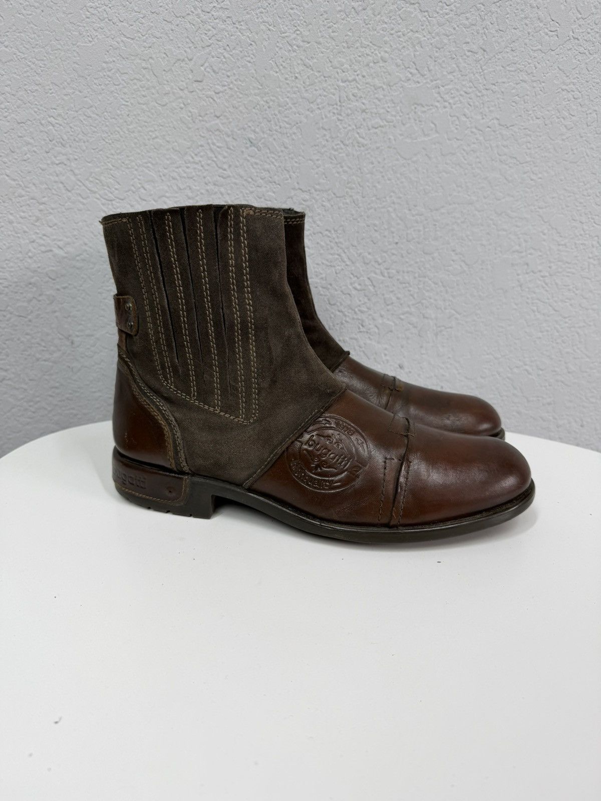 If Six Was Nine Vintage Y2K Brown Leather Side Zip Boots Guidi Marsell Style Size US 9 / EU 42 - 6 Thumbnail