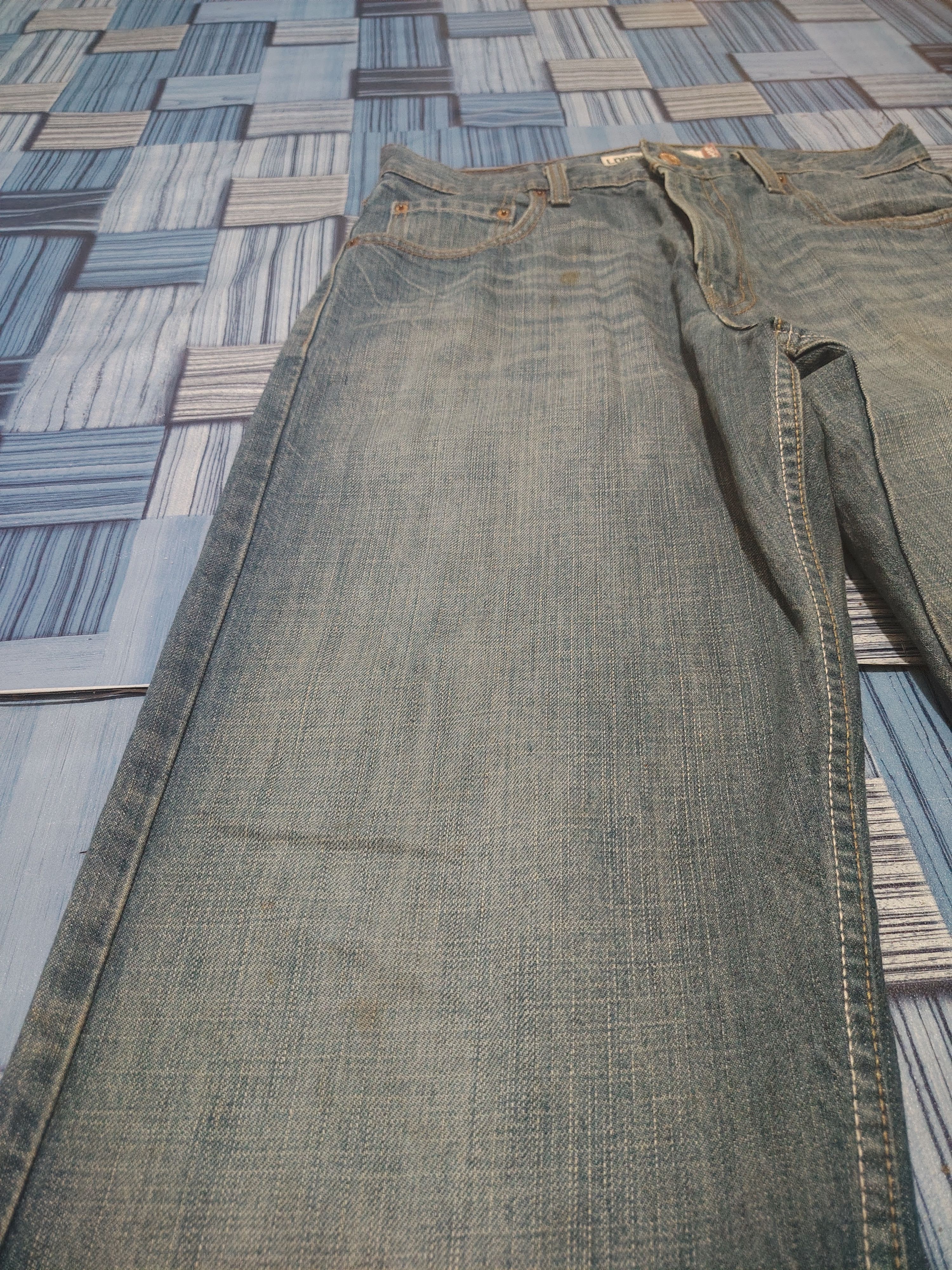 Levi's Japanese Levi's Loose Straight Distressed Denim Size US 30 / EU 46 - 12 Thumbnail