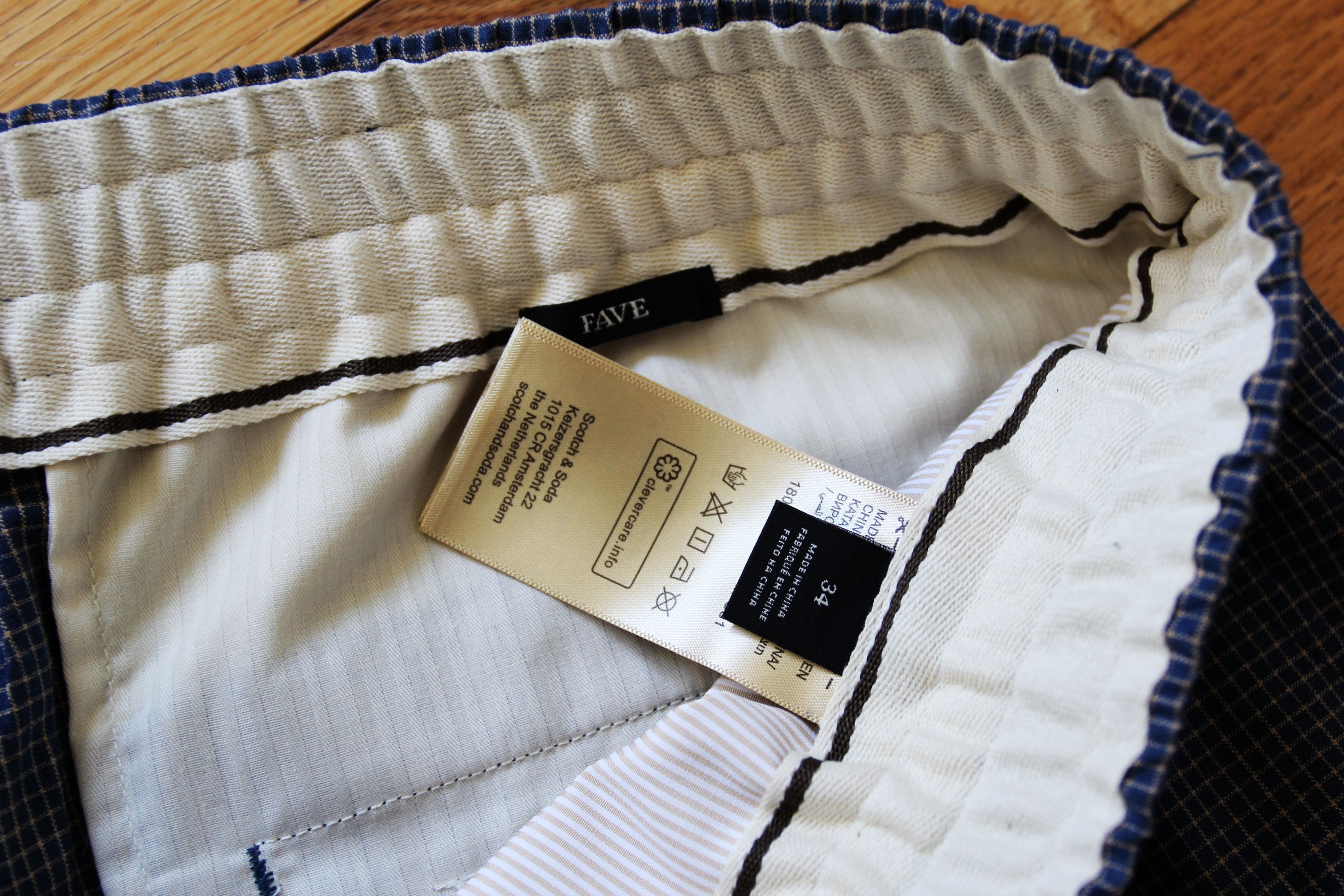 Scotch & Soda BNWT SS25 SCOTCH & SODA FAVE CHECK SHORTS 34 Size US 34 / EU 50 - 10 Thumbnail