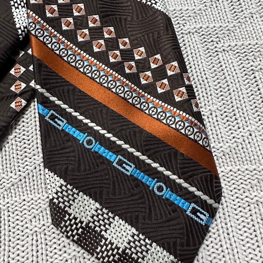 Oleg Cassini Vintage Oleg Cassini brown 70s southwestern tie Size ONE SIZE - 2 Thumbnail