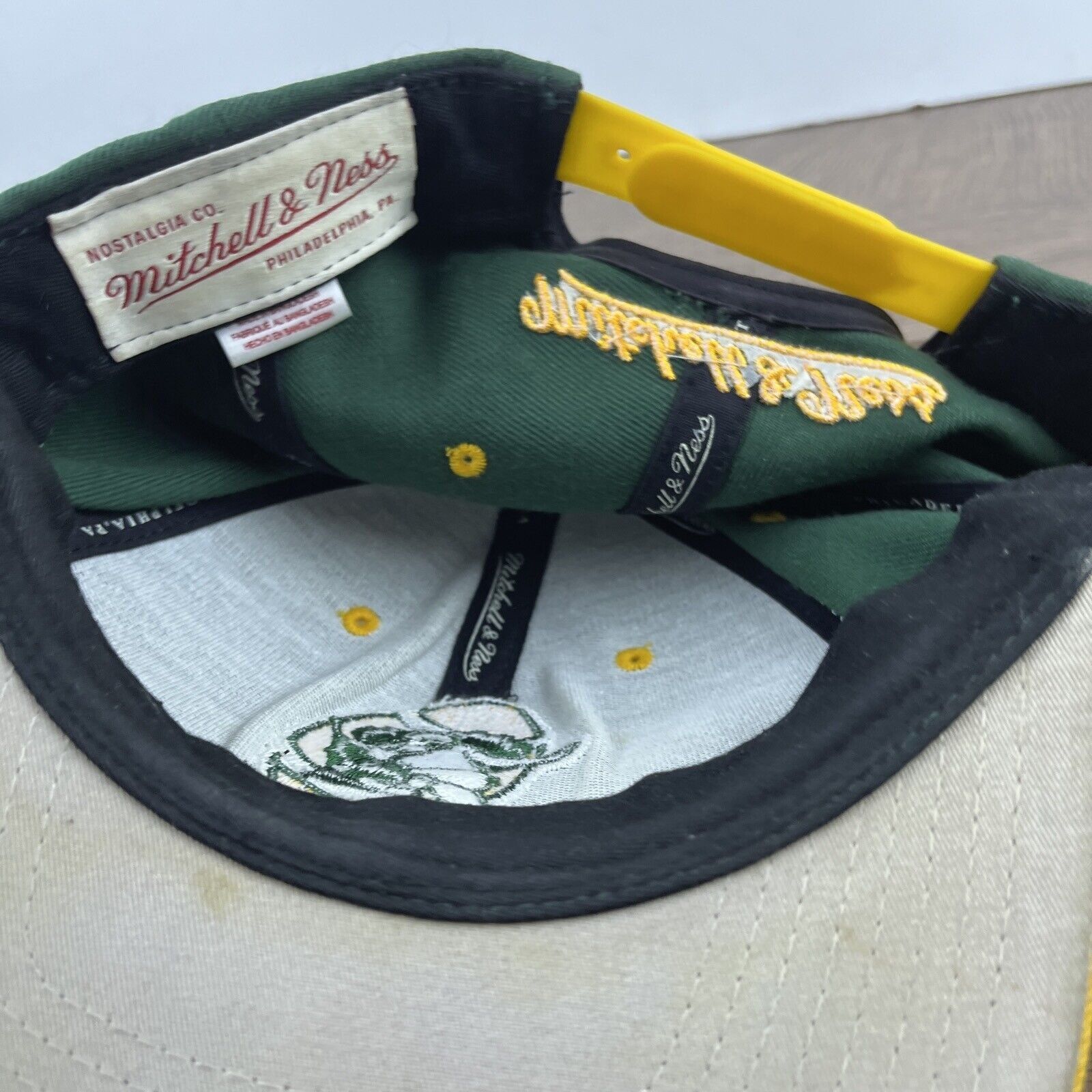 Mitchell & Ness Vintage Green Bay Packers Hat Green Hat Snapback Adjustable Size ONE SIZE - 16 Thumbnail